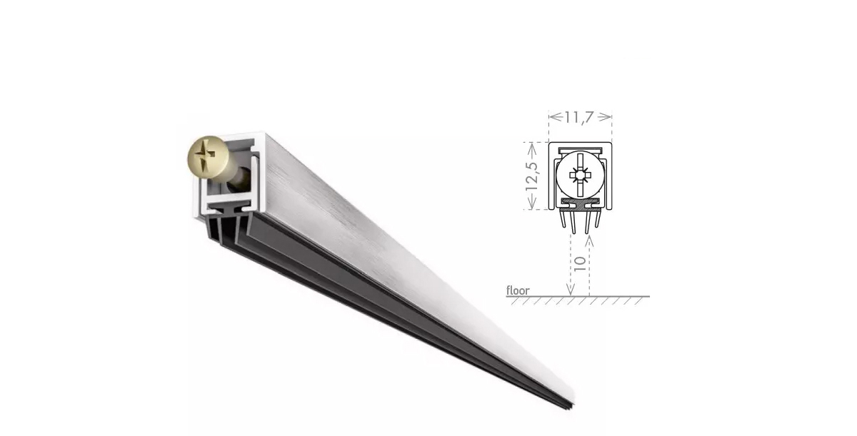 Uszczelka Opadająca Small A 830Mm (680Mm)  