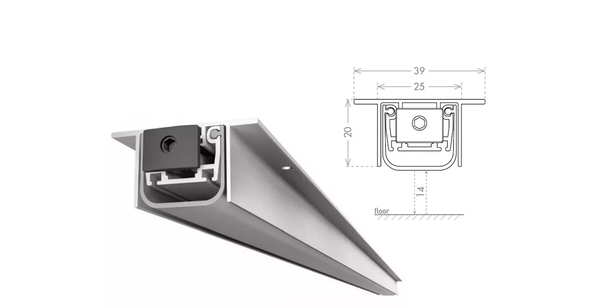 Uszczelka Opadająca Acoustic Alu Con Alette 1030Mm (880Mm) [K5-241-1Ga-1030]  