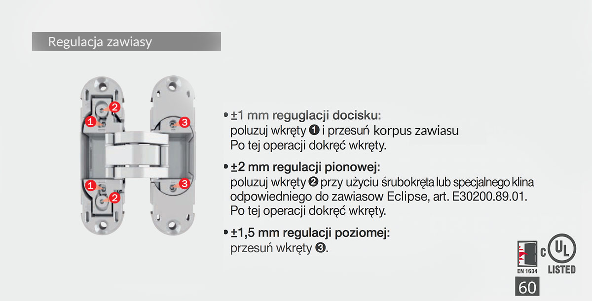 Regulacja zawiasy