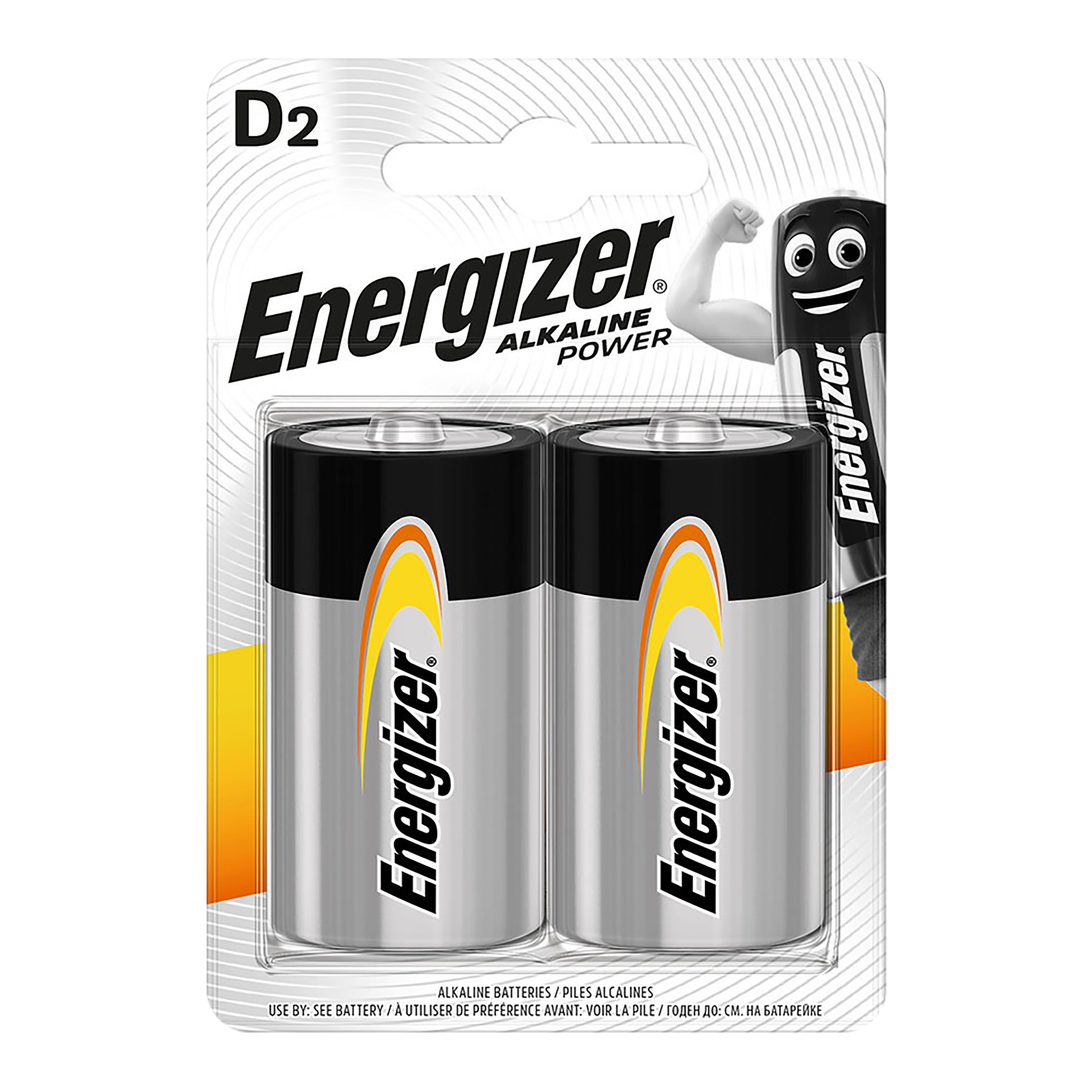 BATERIE ENERGIZER ALKALINE POWER D LR20, 2 szt.