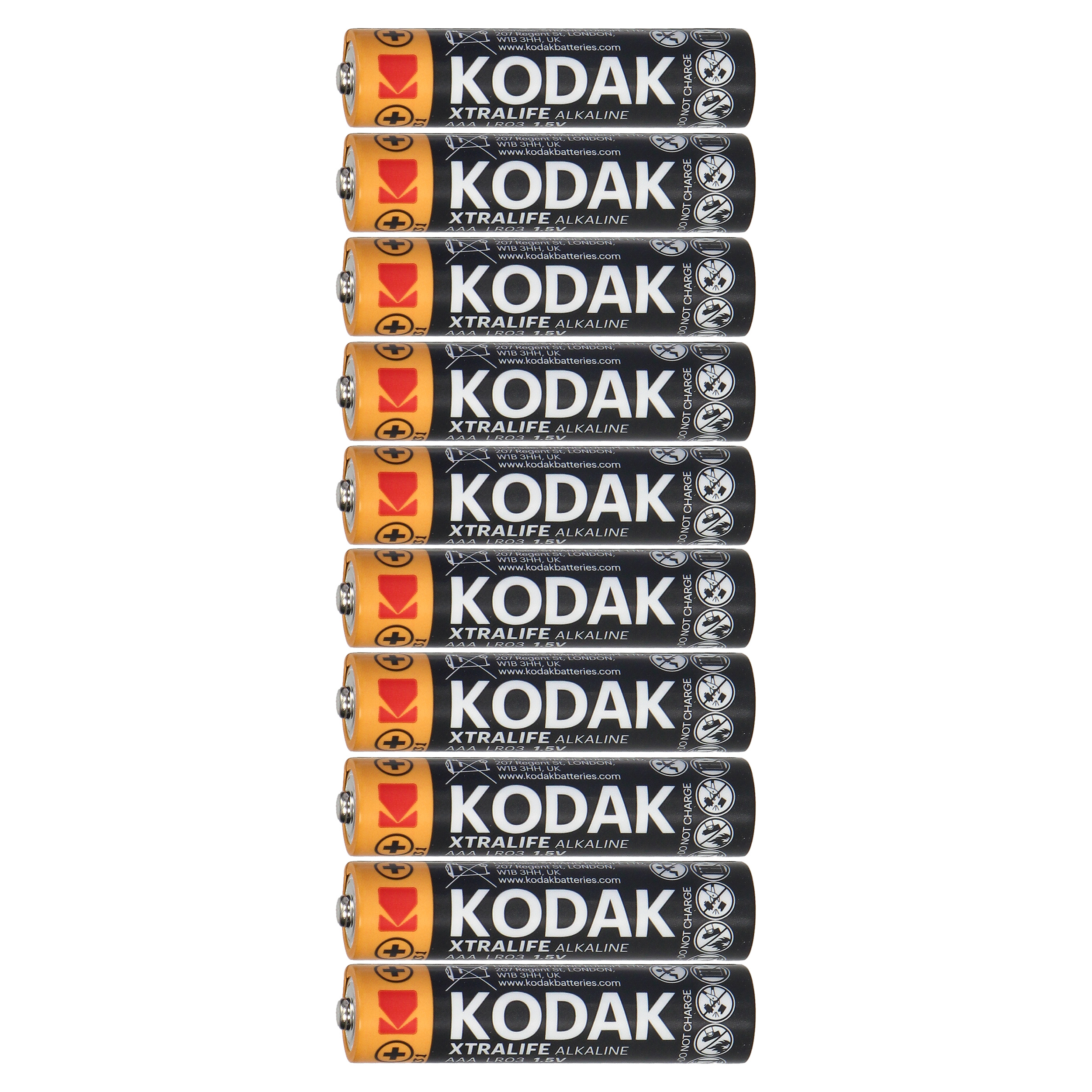 Baterie Kodak XTRALIFE Alkaline AAA LR03, 5+5 szt.