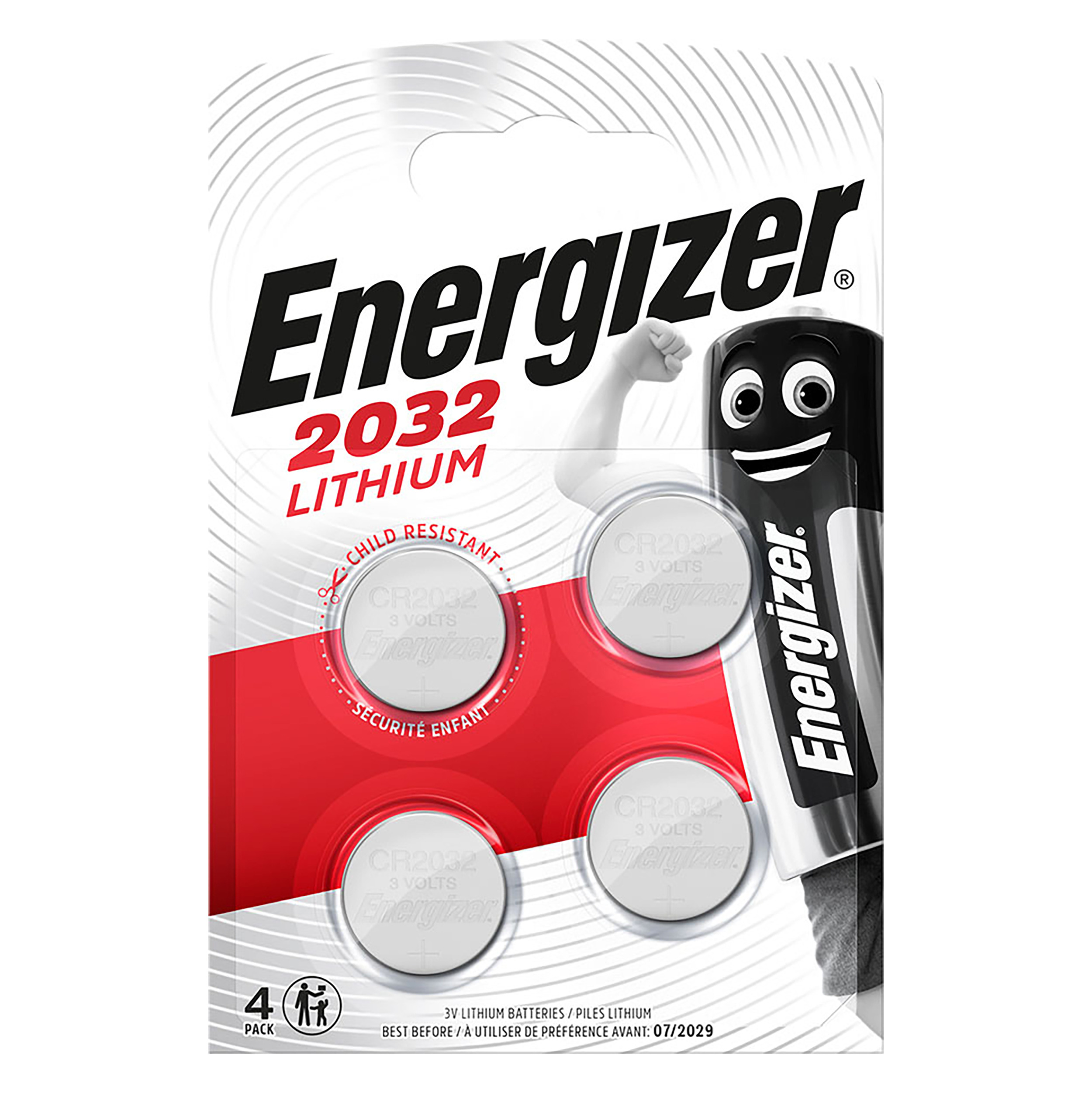 BATERIE ENERGIZER SPECJALISTYCZNE CR2032, 4 szt.