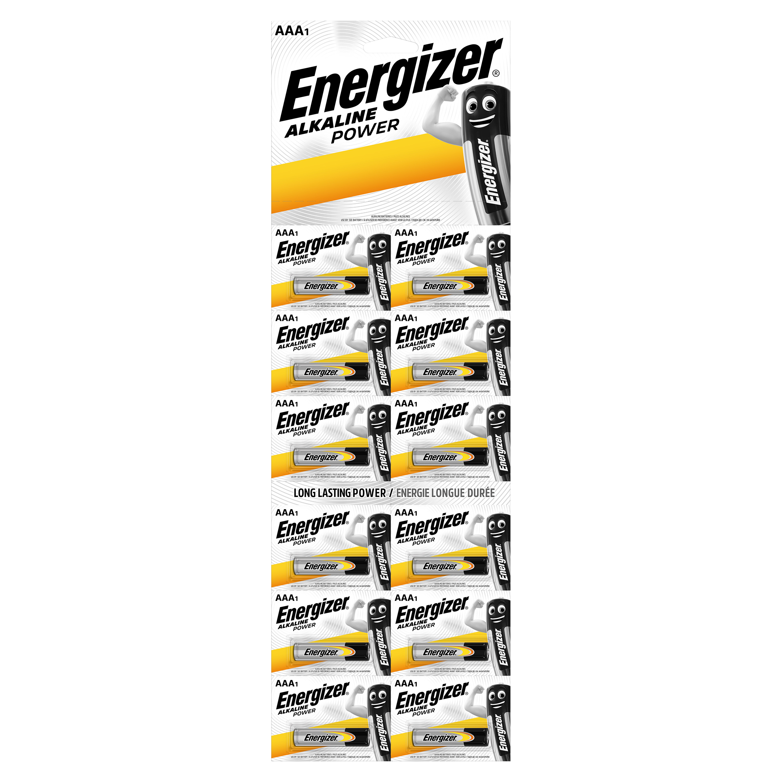 BATERIE ENERGIZER ALKALINE POWER MULTIBLISTER AAA LR03, 12 szt.