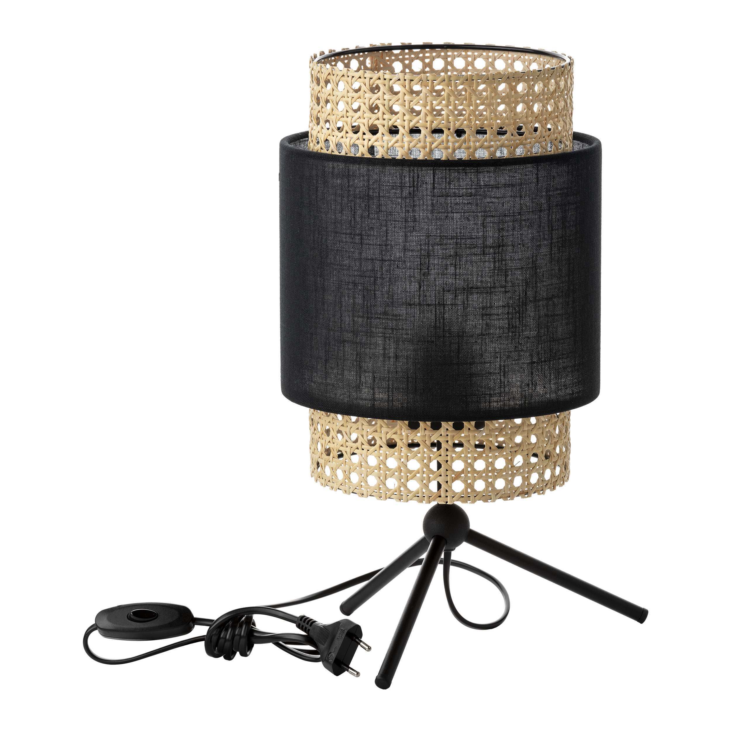 LANA, lampka nocna, E27 max.60W, czarna