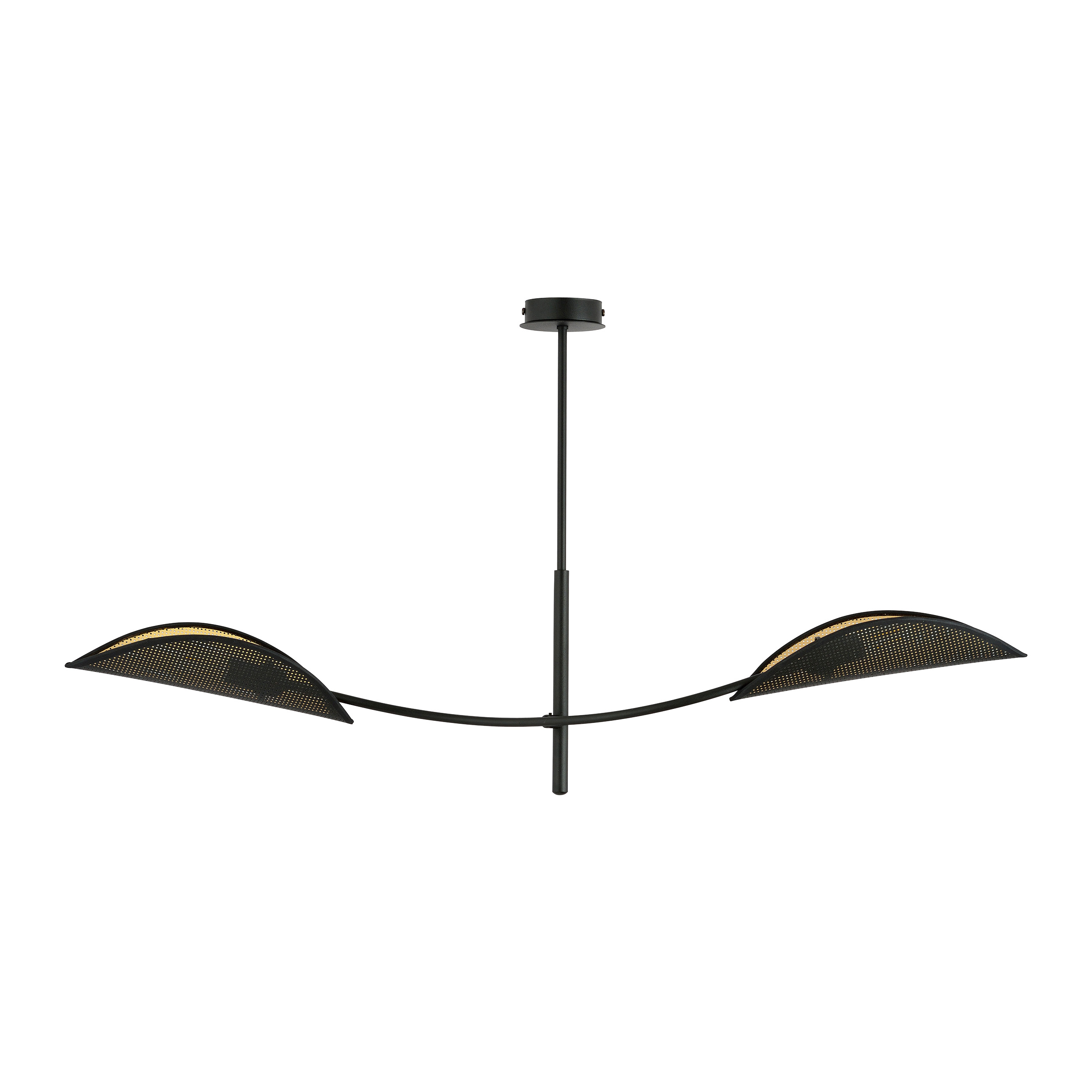 PETALO lampa wisząca, moc max.2x40W, E14, czarno-złota