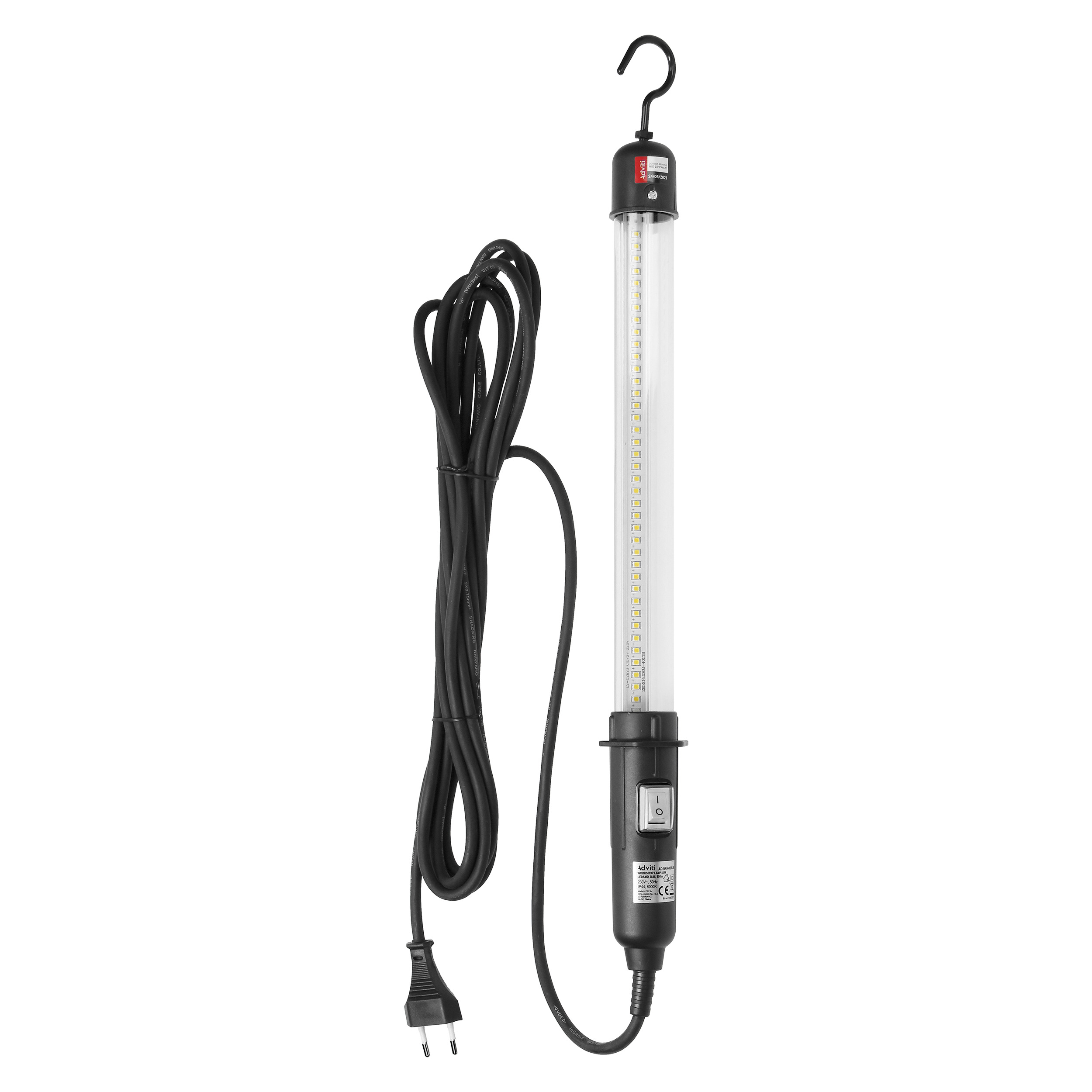 Lampa warsztatowa 40 LED 8,5W, 500lm, 6000K, przewód 2x0,75mm? - 5m