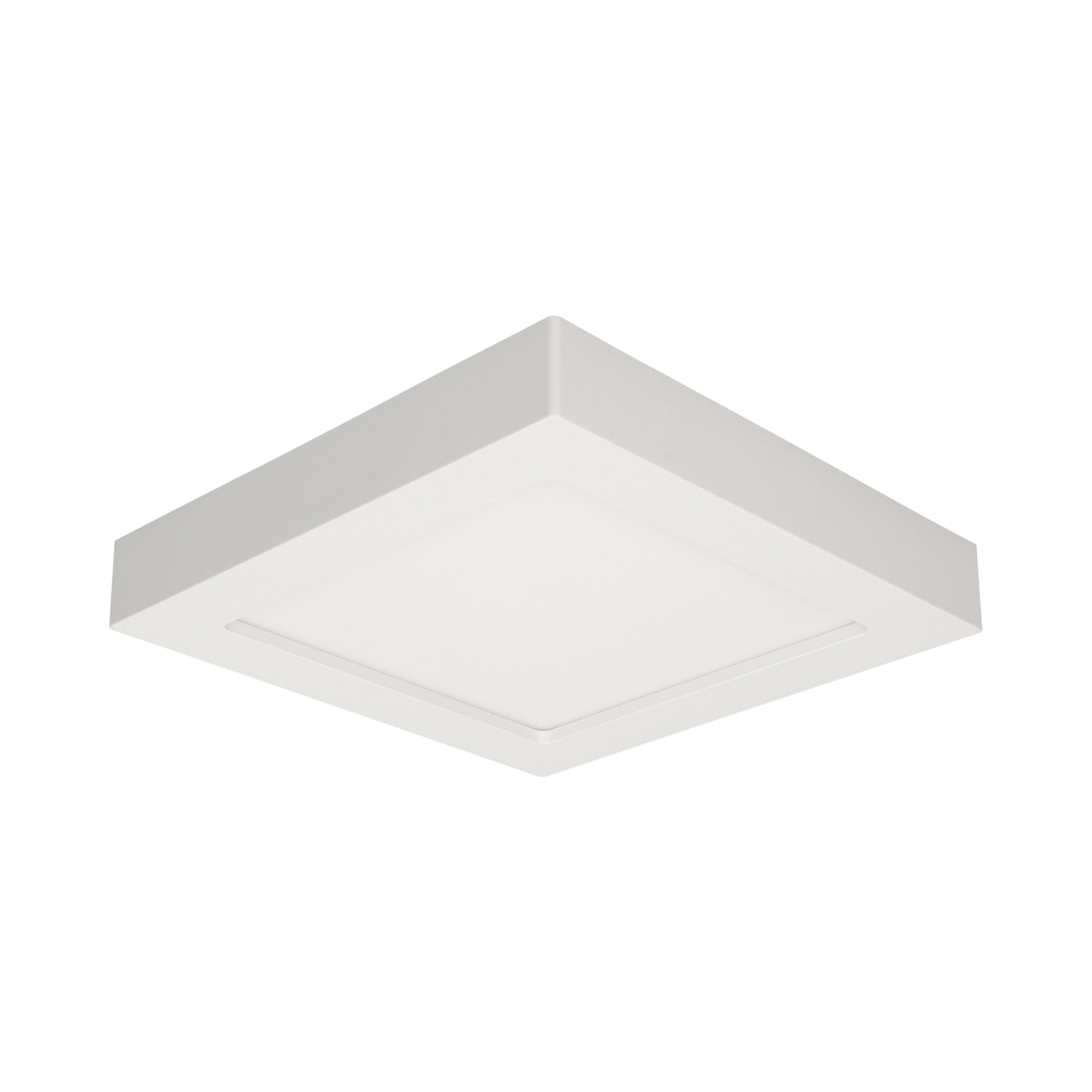 LETI LED 18W, oprawa downlight, natynkowa, kwadratowa, 1600lm, 4000K, biała, wbudowany zasilacz LED