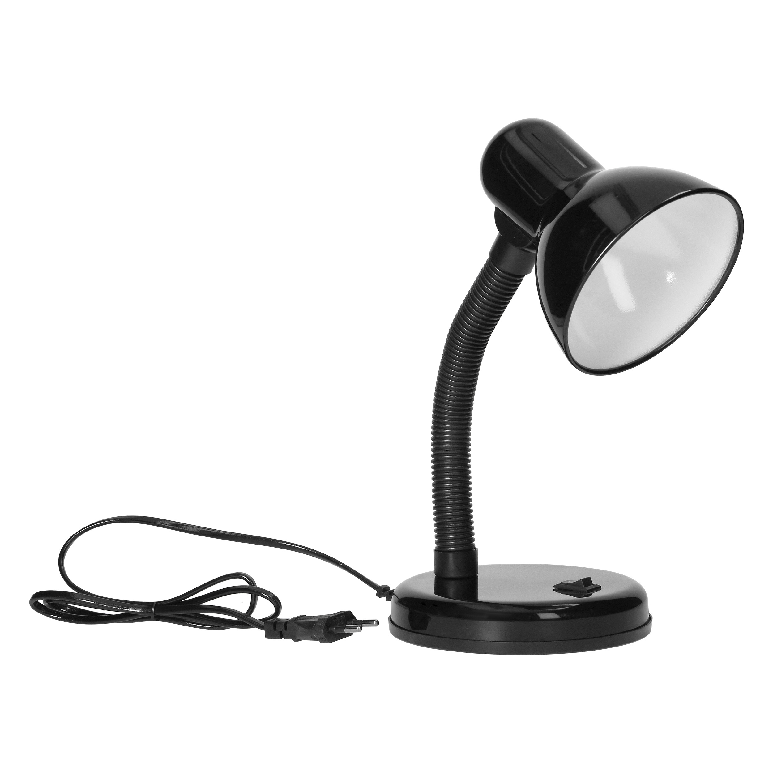 FUPI, lampa biurkowa, 10W, E27, stal + tworzywo, czarna