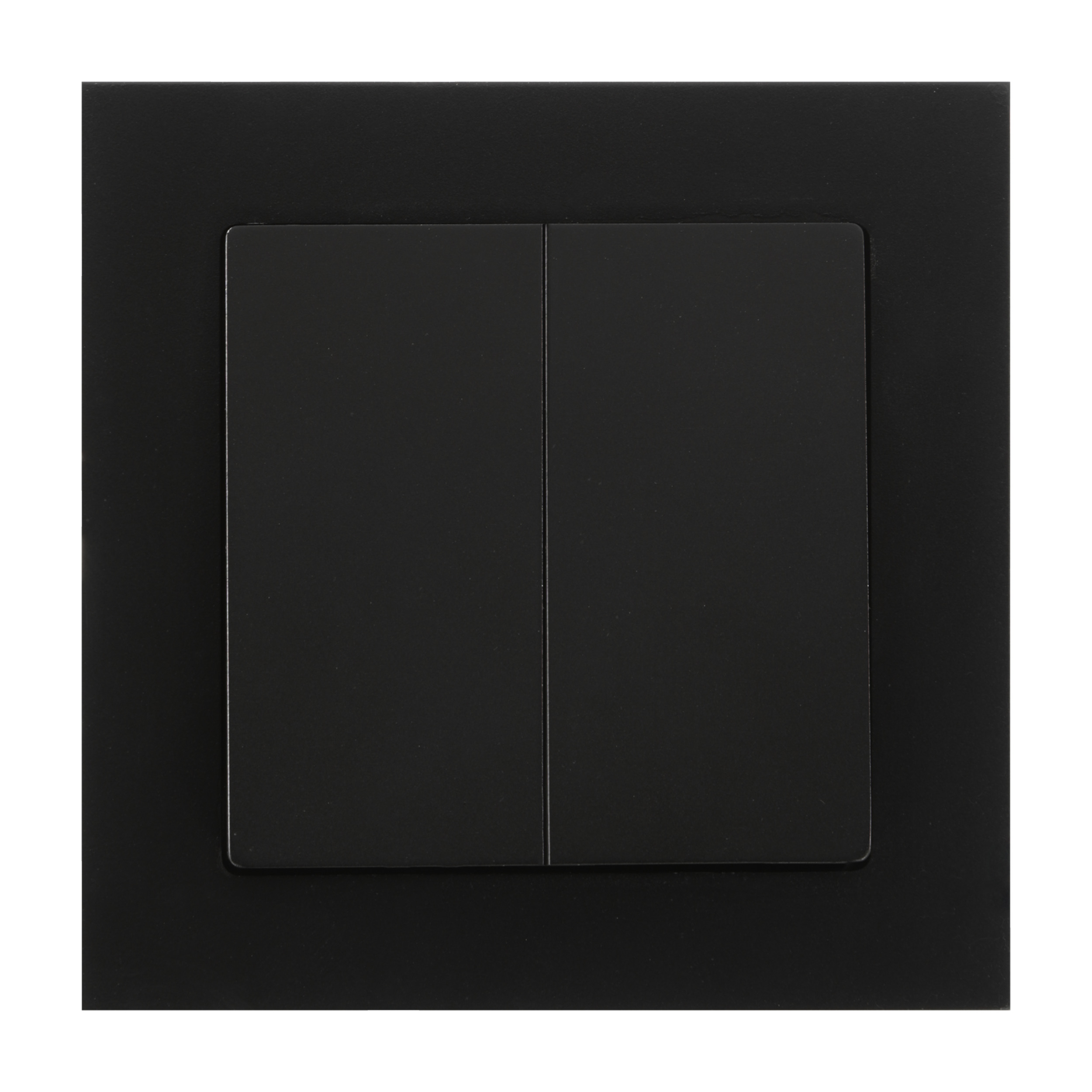 Łącznik p/t świecznikowy z podświeleniem Malta, 10A, 250V, WP-2M/S, czarny mat