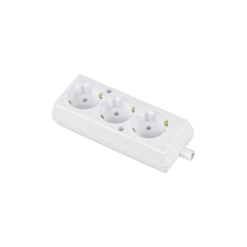Gniazdo wtyczkowe 3x2P+Z Schuko