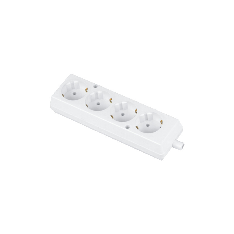 Gniazdo wtyczkowe 4x2P+Z Schuko