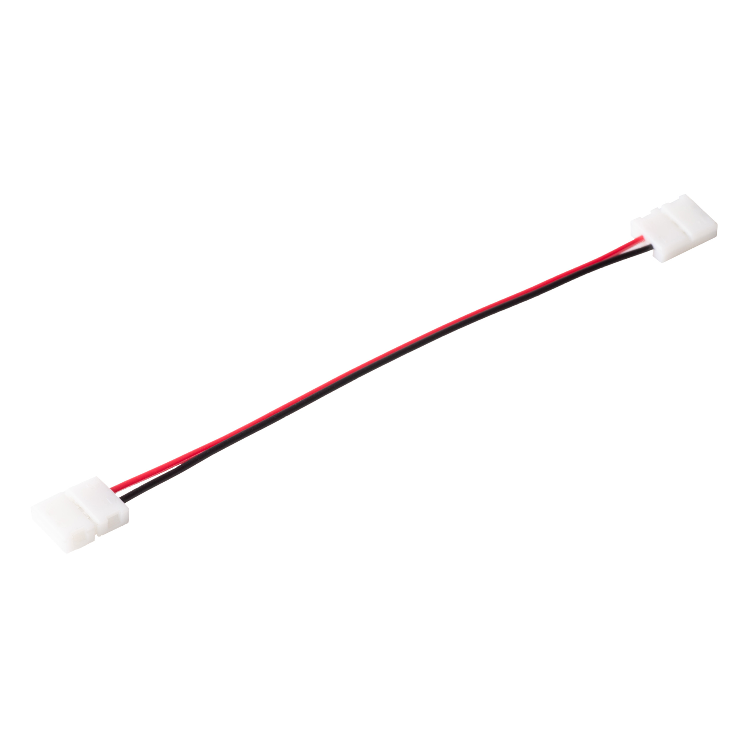 Dwustronna złączka do szybkiego montażu (szybkozłączka) taśm LED 8mm 2pin-przewód-2pin