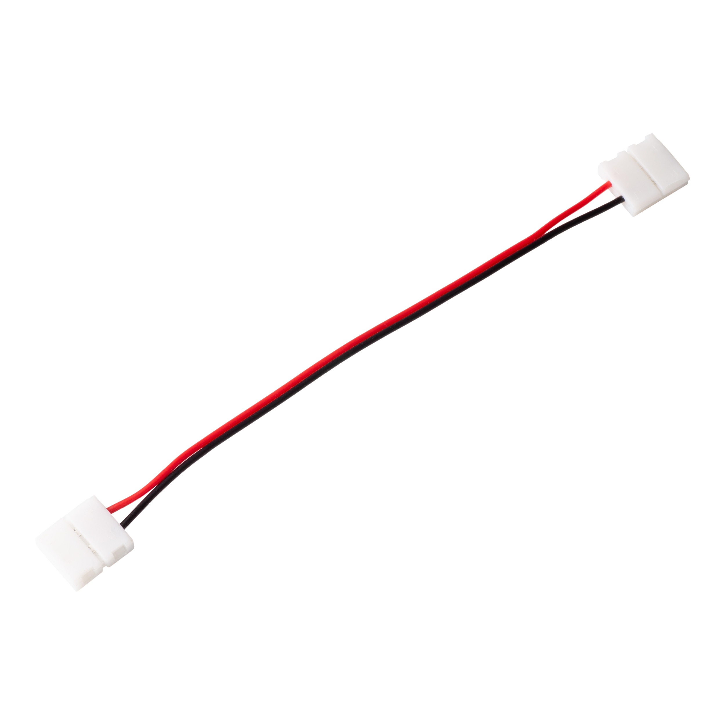 Dwustronna złączka do szybkiego montażu (szybkozłączka) taśm LED 10mm 2pin-przewód-2pin
