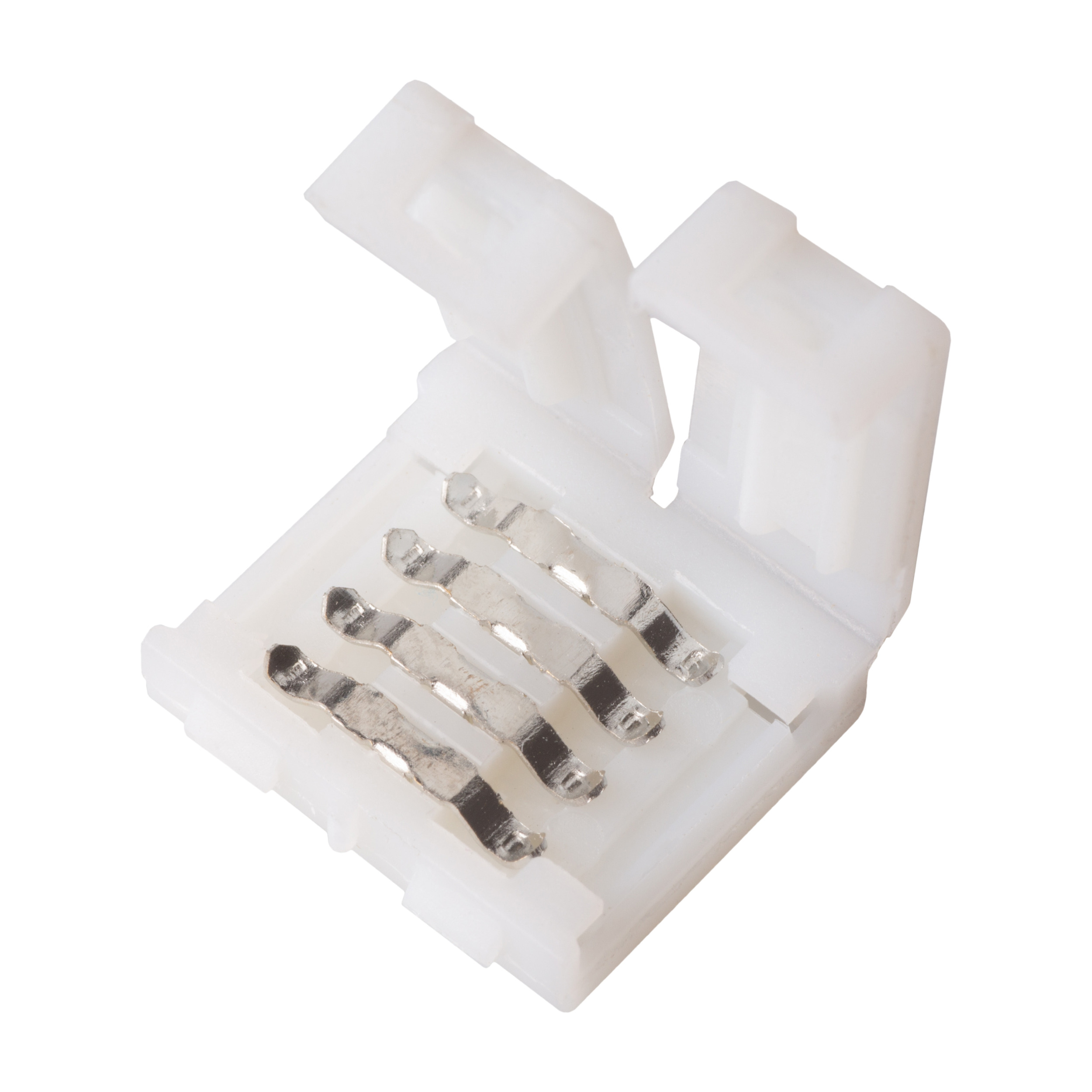 Złączka do szybkiego montażu (szybkozłączka) wielokolorowych taśm LED RGB 10mm 4pin-4pin