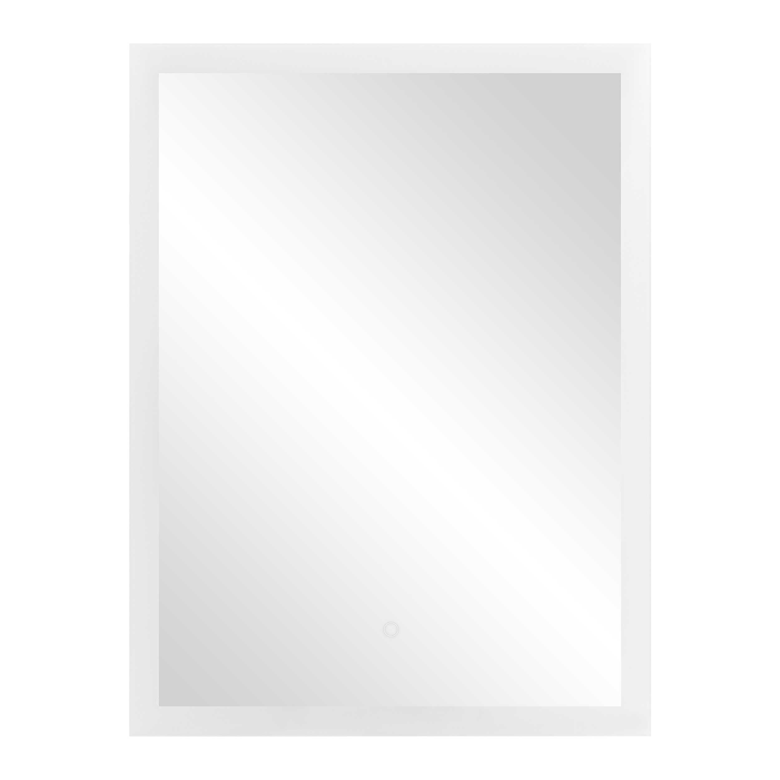 Lustro prostokątne pionowe LED 60x80 cm (z wbudowanym włącznikiem, bez marginesu, 4000K)