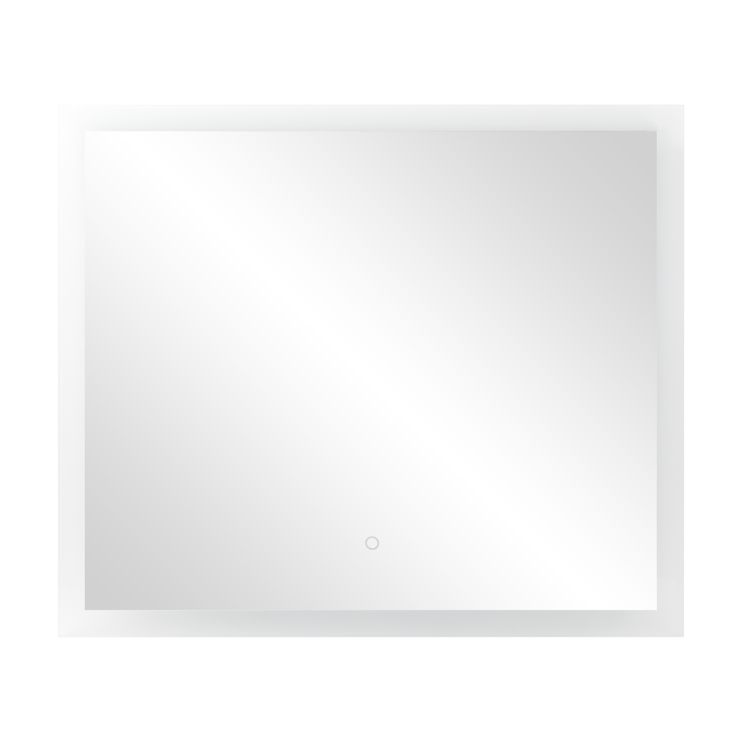 Lustro prostokątne poziome LED 80x70 cm (z wbudowanym włącznikiem, bez marginesu, 4000K)