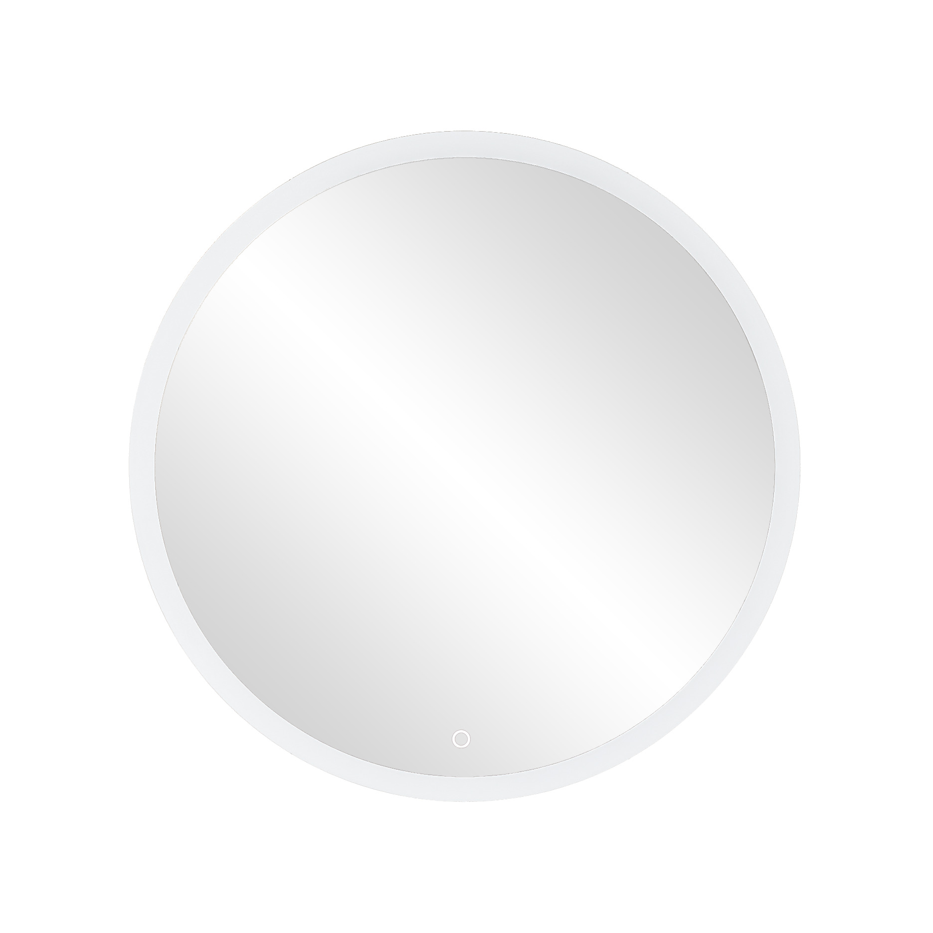 Okrągłe lustro LED fi 80 cm (z wbudowanym włącznikiem, bez marginesu, 4000K)