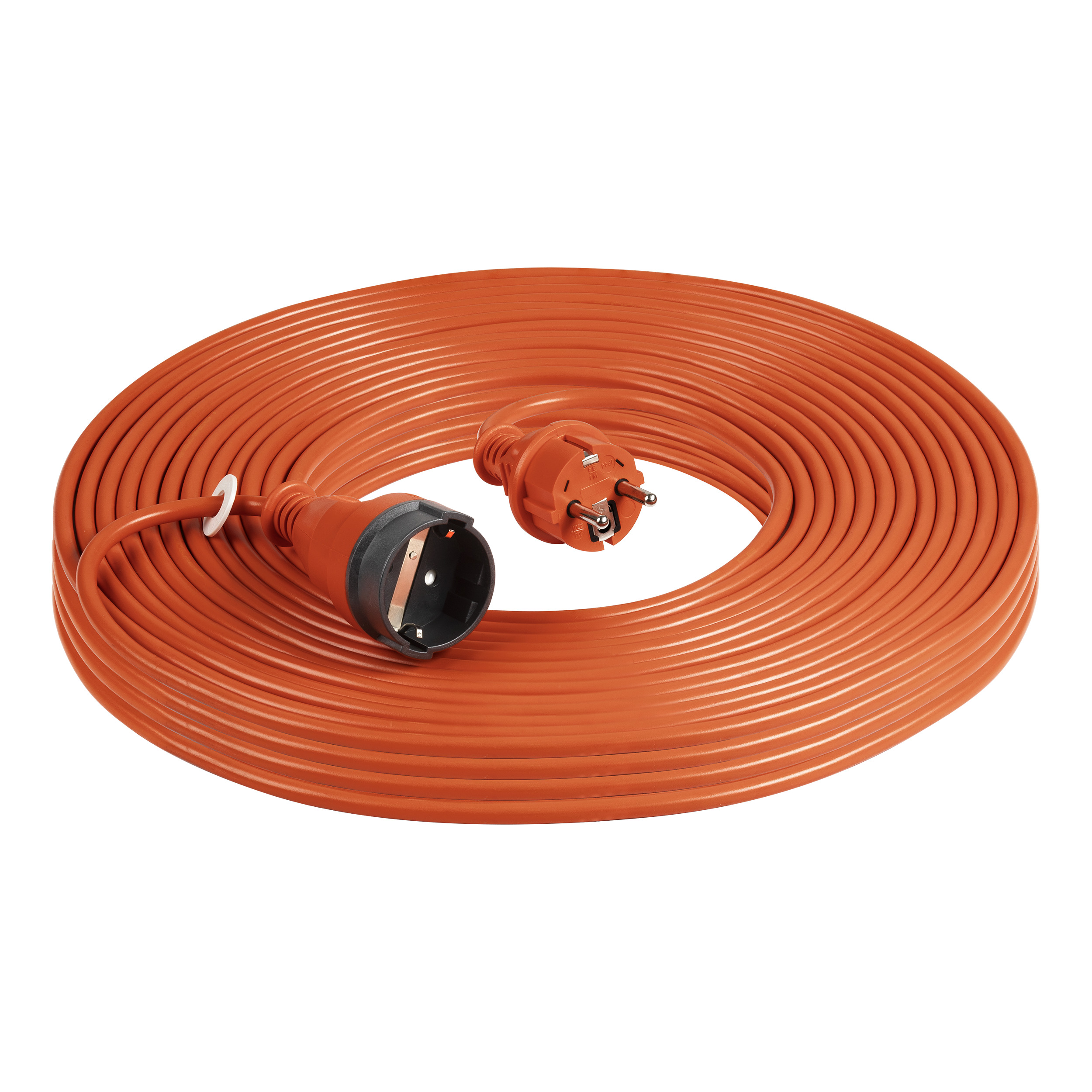 Przedłużacz ogrodowy pomarańczowy zalewany, 1x2P+Z (schuko) 40m, H03VV-F 3x1,0mm?, 230VAC/10A, PRODUKT POLSKI
