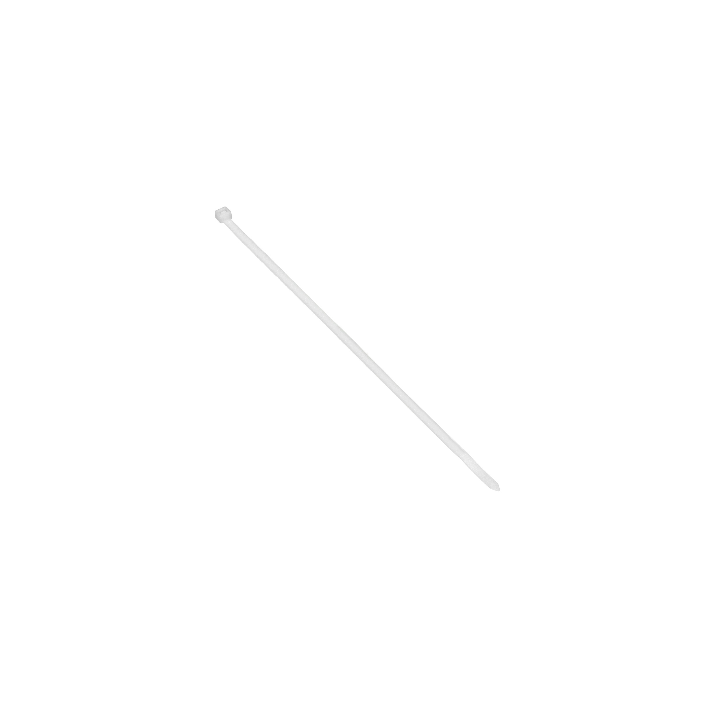 Opaska kablowa, kolor naturalny, szerokość 4,8mm, długość 300mm, 100 sztuk.