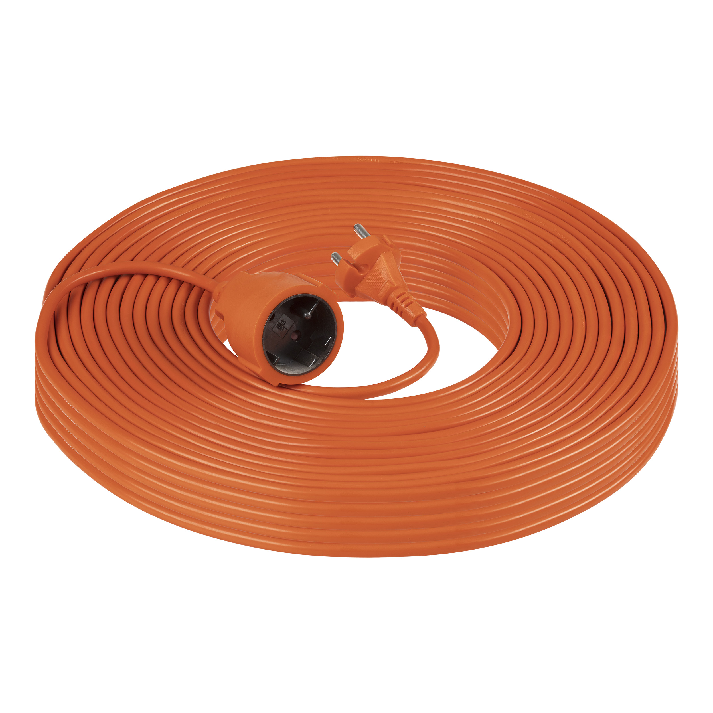 Przedłużacz ogrodowy jednogniazdowy PVC 2x1mm?, długość 50m