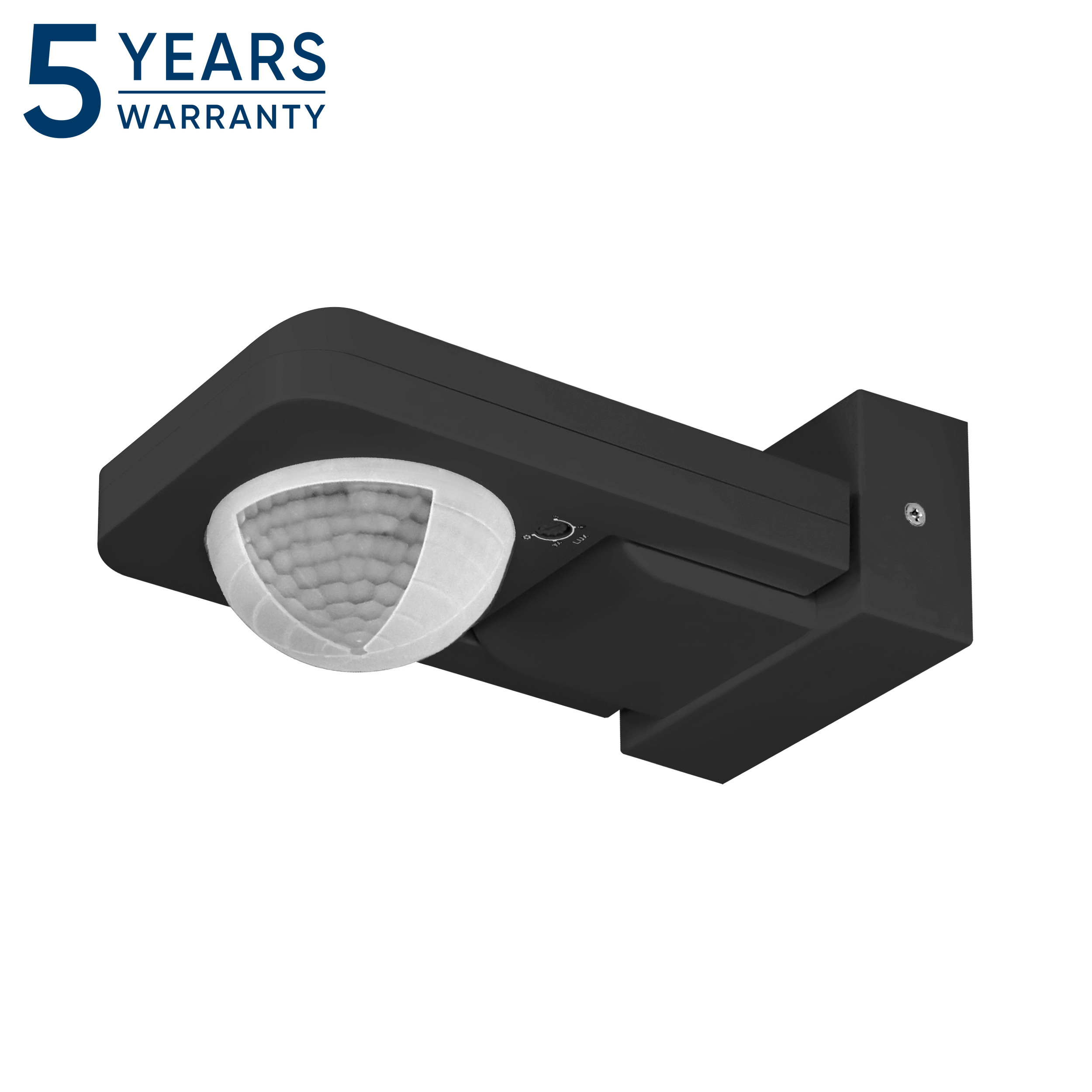 Czujnik ruchu i obecności 360st. IP65, 2000W, zasięg max. 20m, czarny