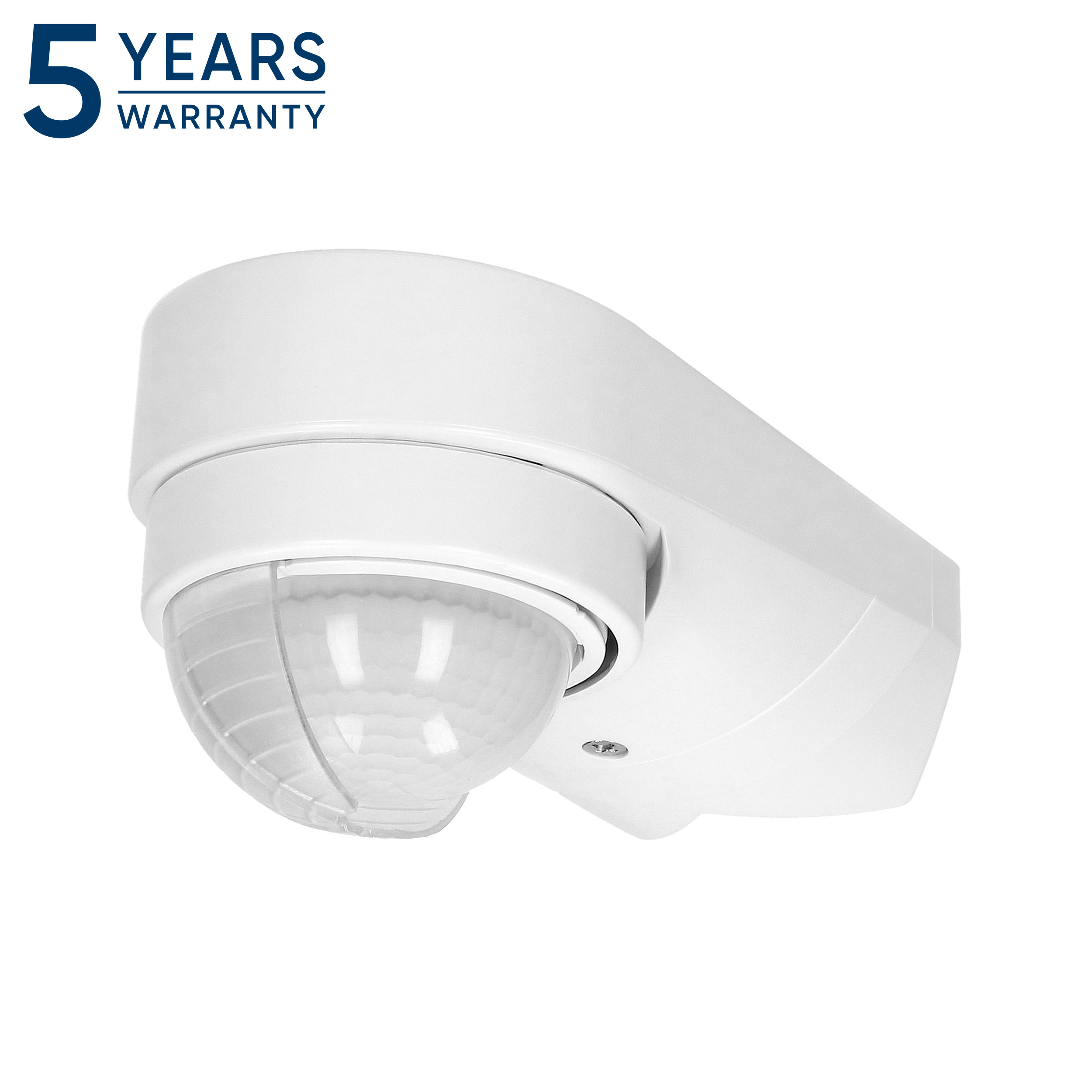 Czujnik ruchu 240st. IP65, 1200W, 2 sensory, 3 rodzaje montażu, biały