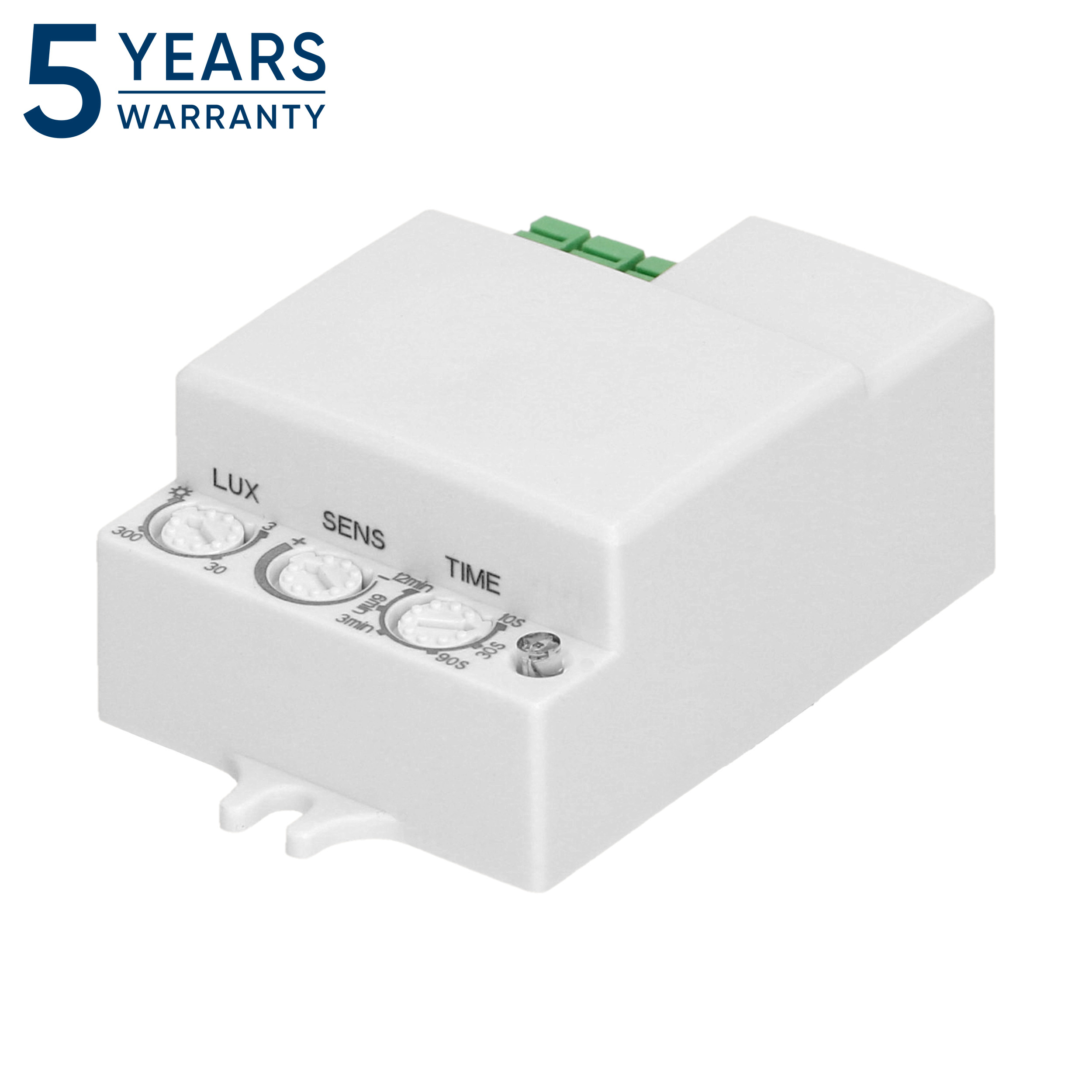 Mikrofalowy czujnik ruchu, mini, 360°/180°, IP20, 1200W