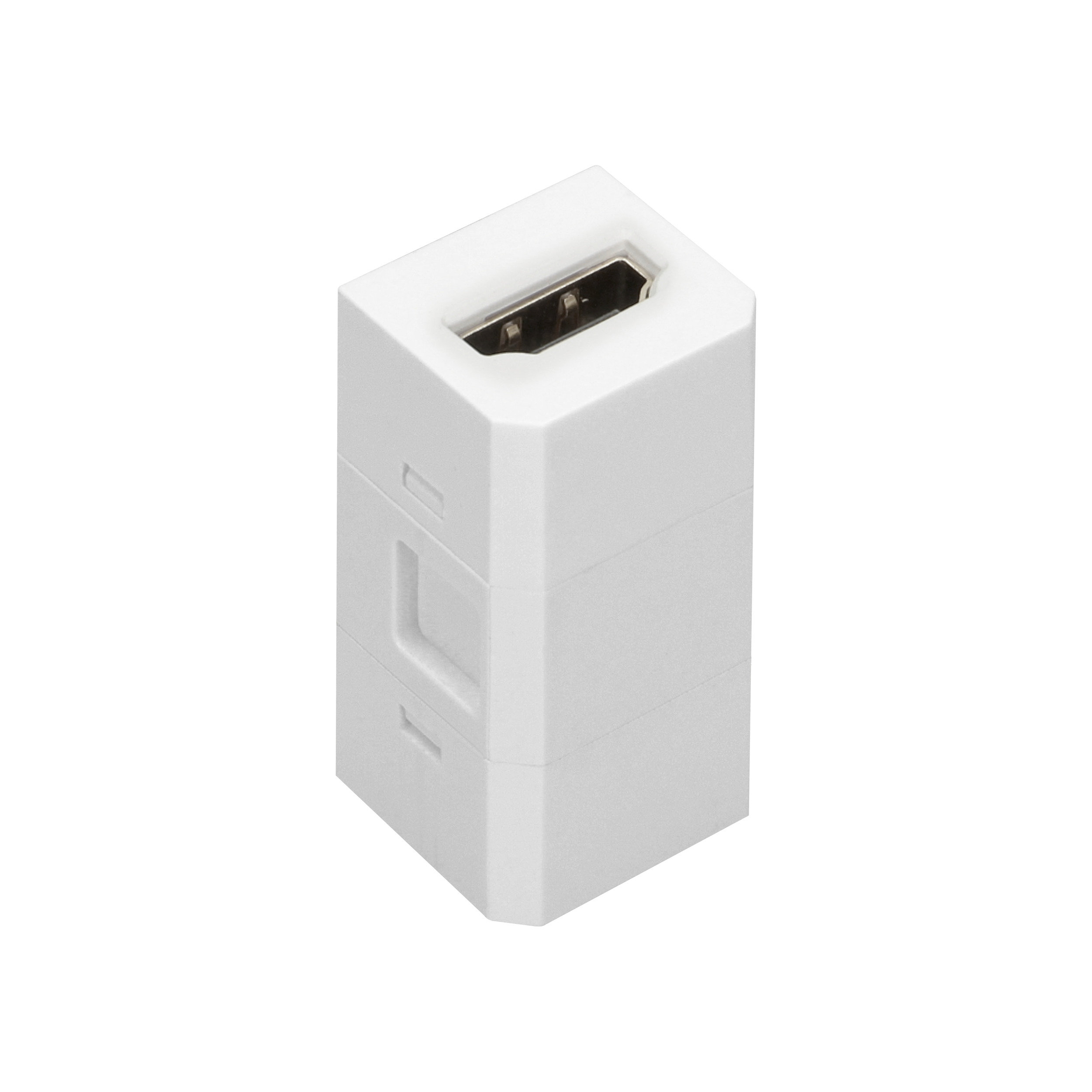 Kostka z gniazdem HDMI do gniazda meblowego OR-GM-9015/W
