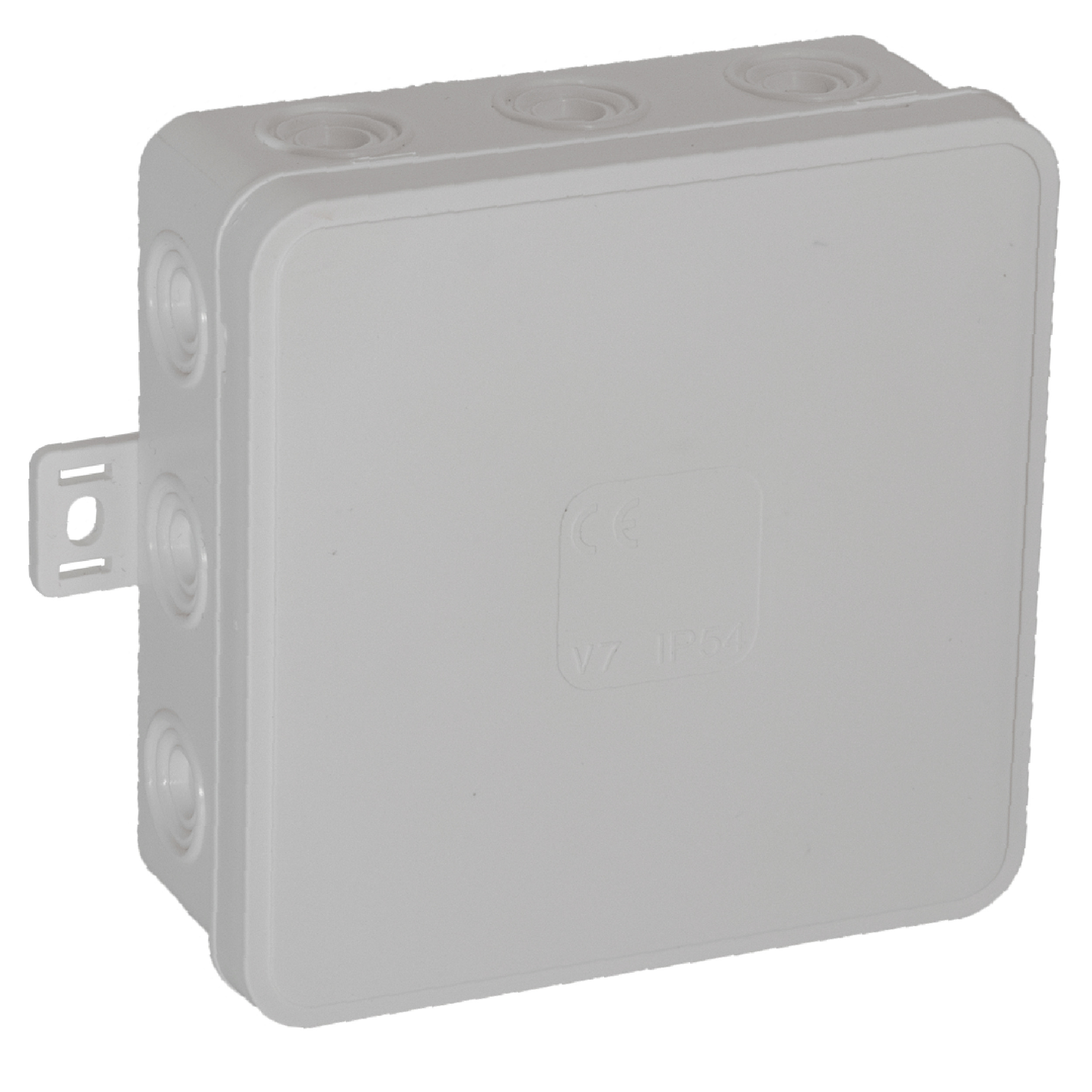 Puszka n/t CLICK, IP54, 12 przepustów, 100x100x41mm, biała, 32 szt.