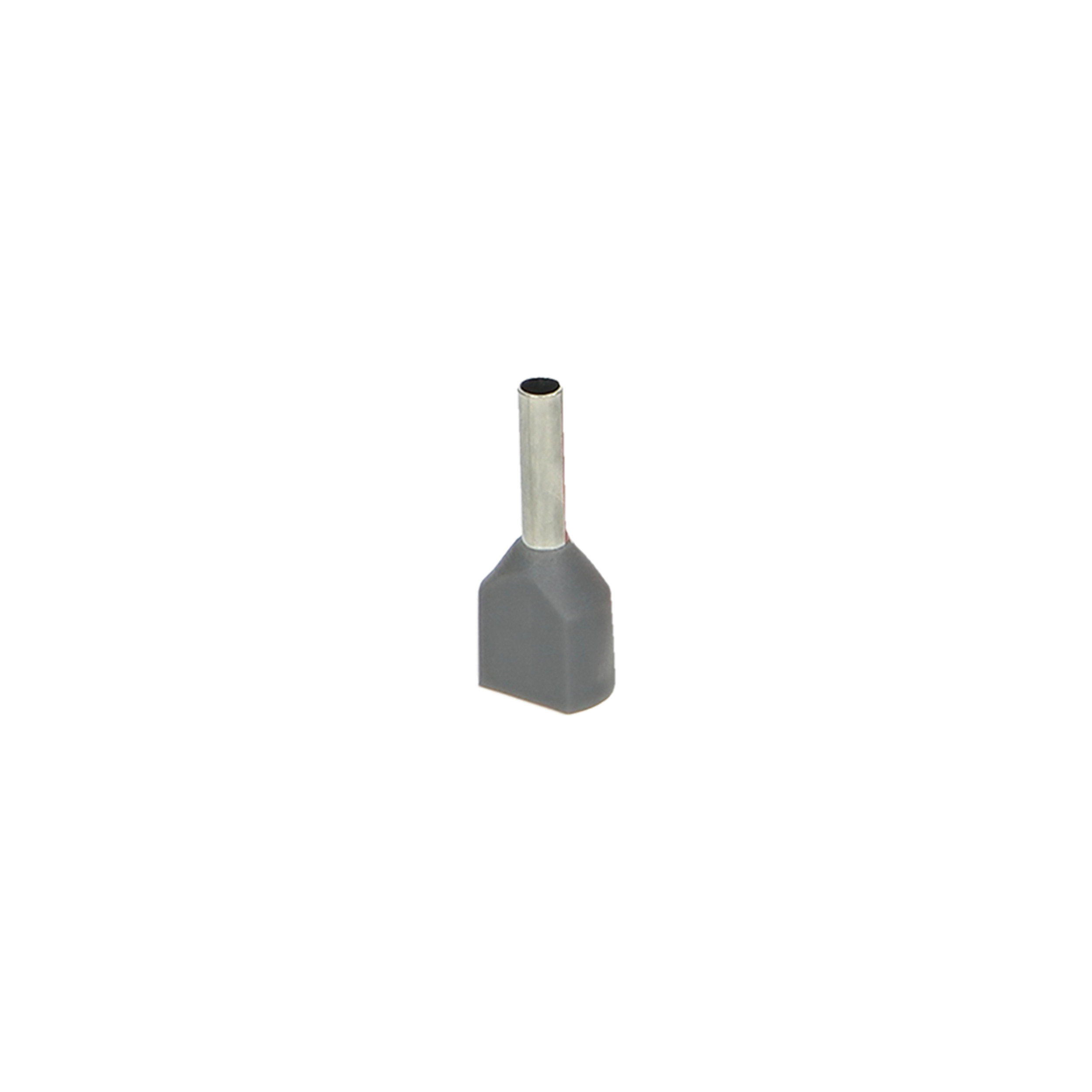 Tulejka izolowana podwójna, przekrój maksymalny 2,5mm?, długość  miedzianej tulejki 10mm, 100 sztuk.
