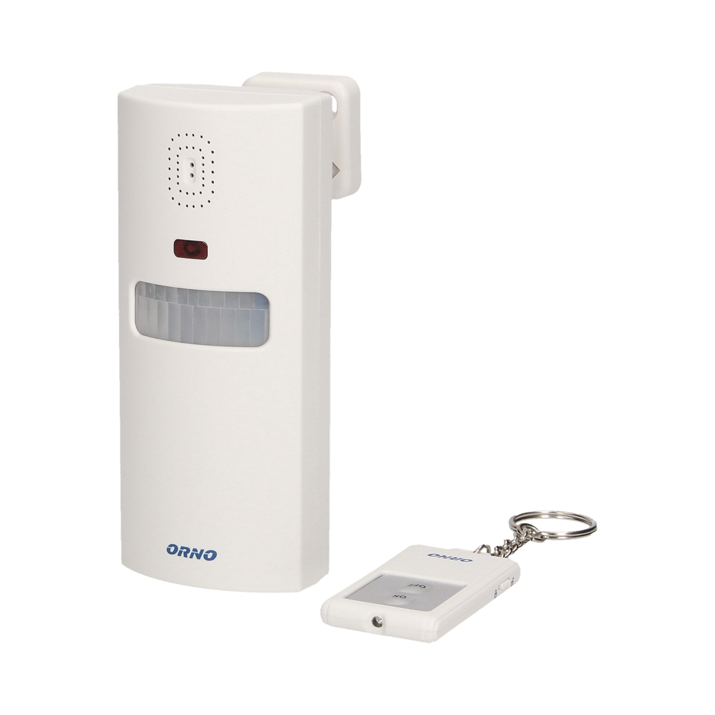 Alarm z wbudowaną syreną, sterowany pilotem, 6m, bateryjny