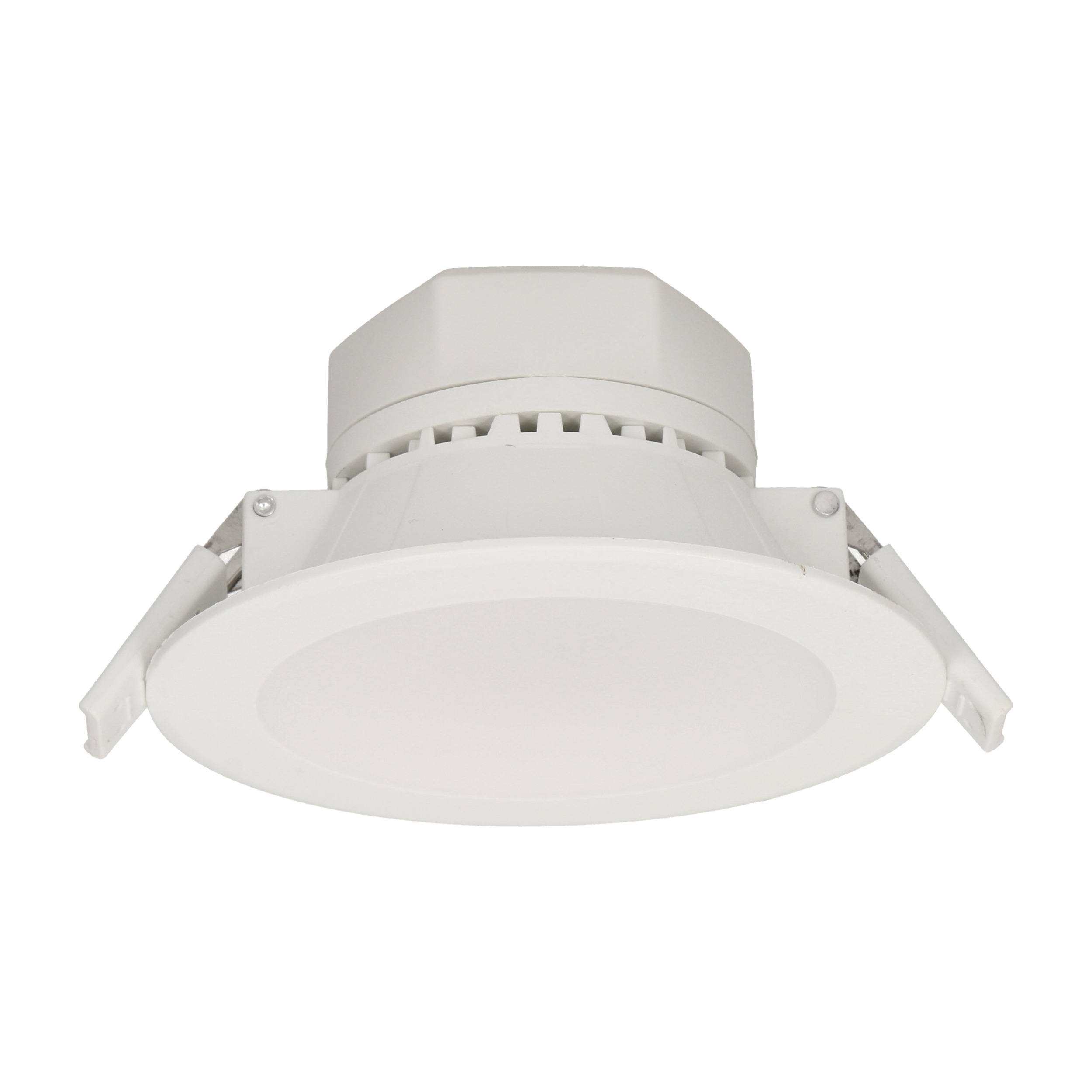 AURA LED 10W, oprawa downlight, podtynkowa, 850lm, 3000K, biała, wbudowany zasilacz LED