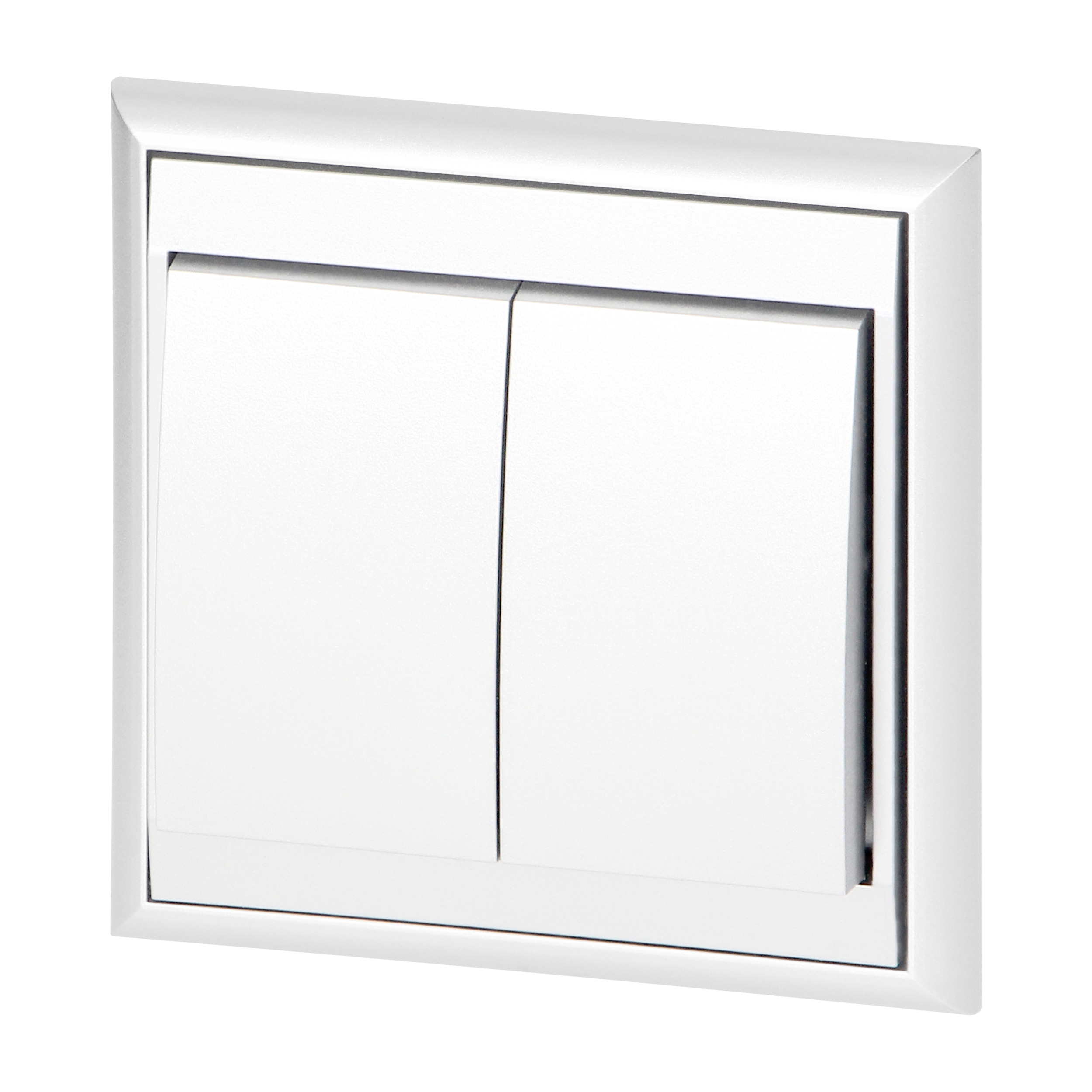 Łącznik p/t świecznikowy Luna, 10A, 250V, WP-2L, biały