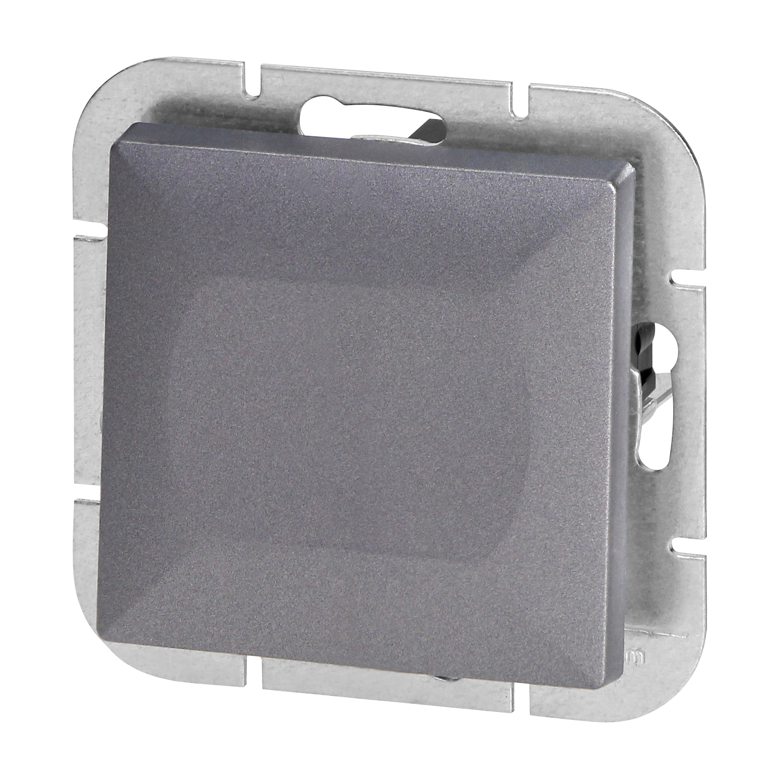Łącznik p/t jednobiegunowy Pearl, 10A, 250V, WP-1P, antracyt