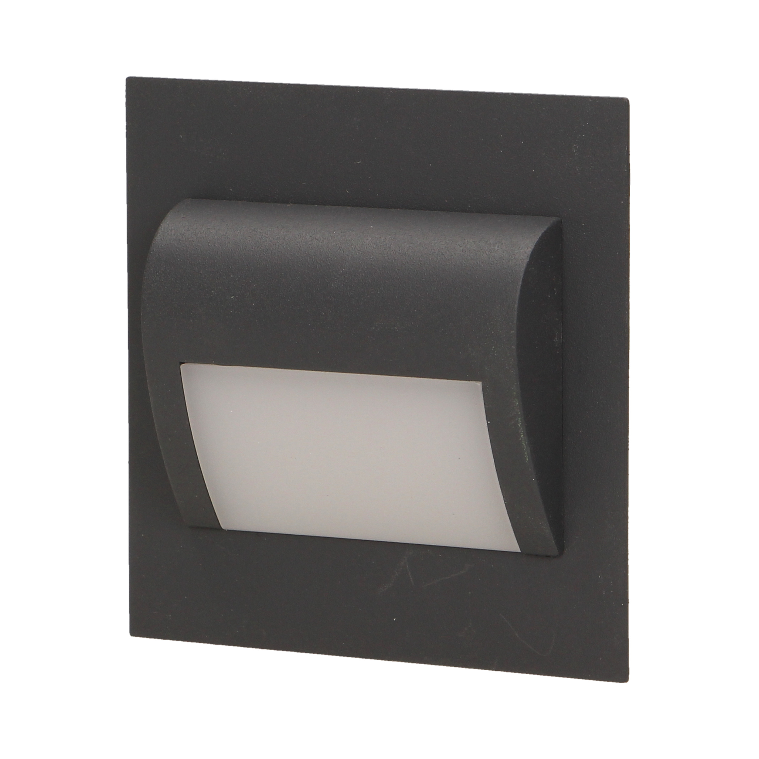 DRACO LED 1,2W, oprawa schodowa podtynkowa, 12V DC, 100lm, 6000K, grafit
