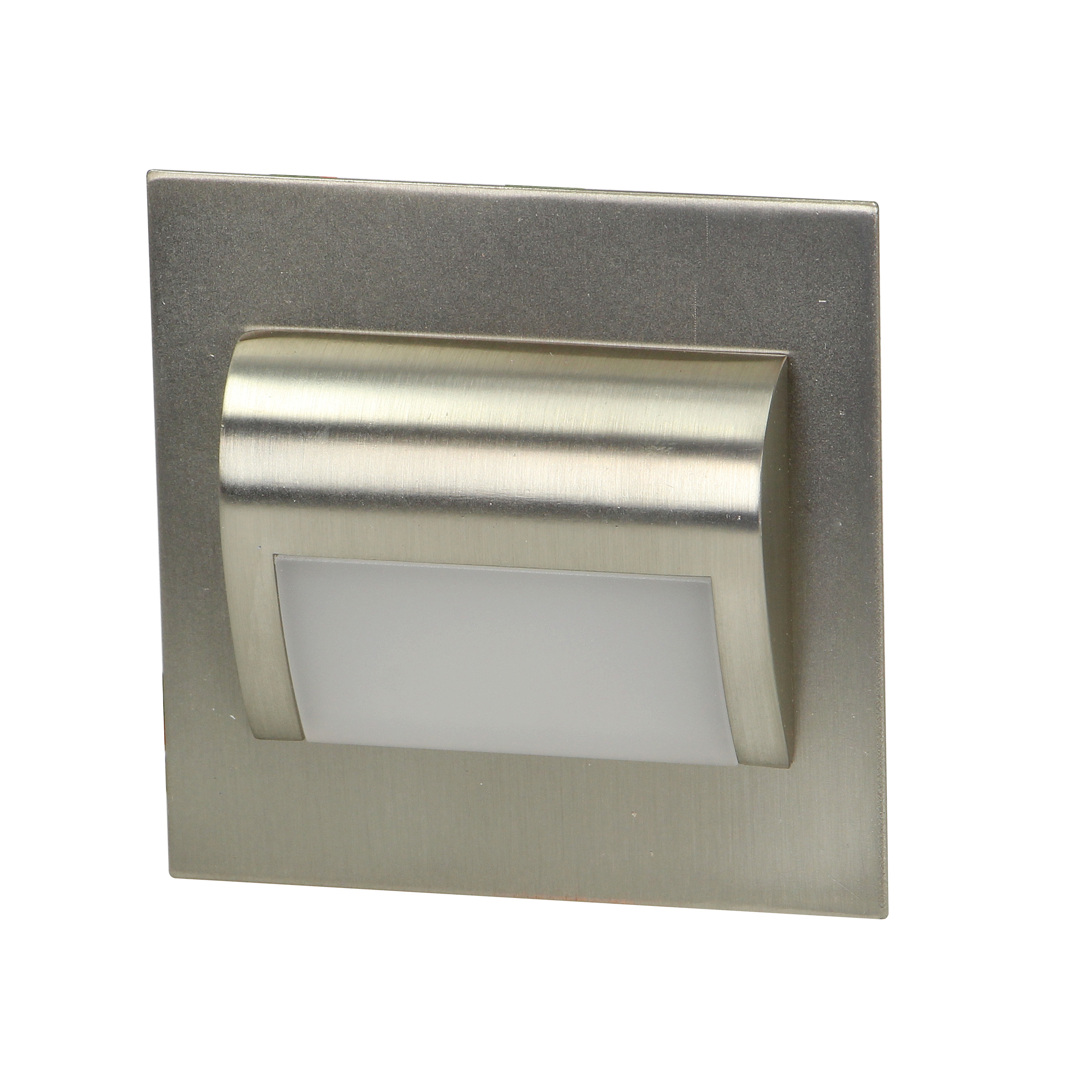 DRACO LED 1,2W, oprawa schodowa podtynkowa, 12V DC, 100lm, 6000K, satyna