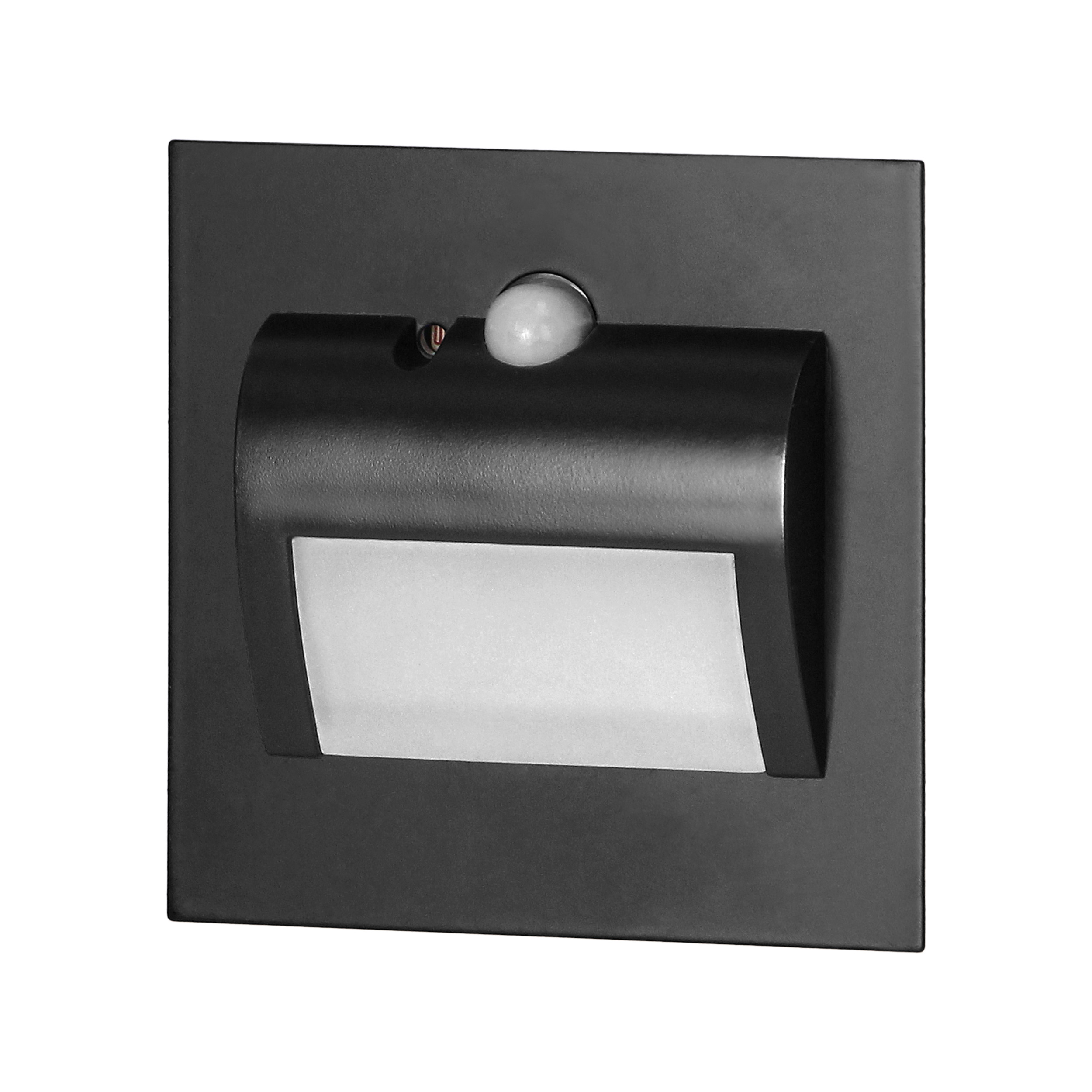 DRACO LED NEW 1,5W, oprawa schodowa podtynkowa, 12VDC, 30lm, 6000K, czarny, innowacyjny sposób montażu