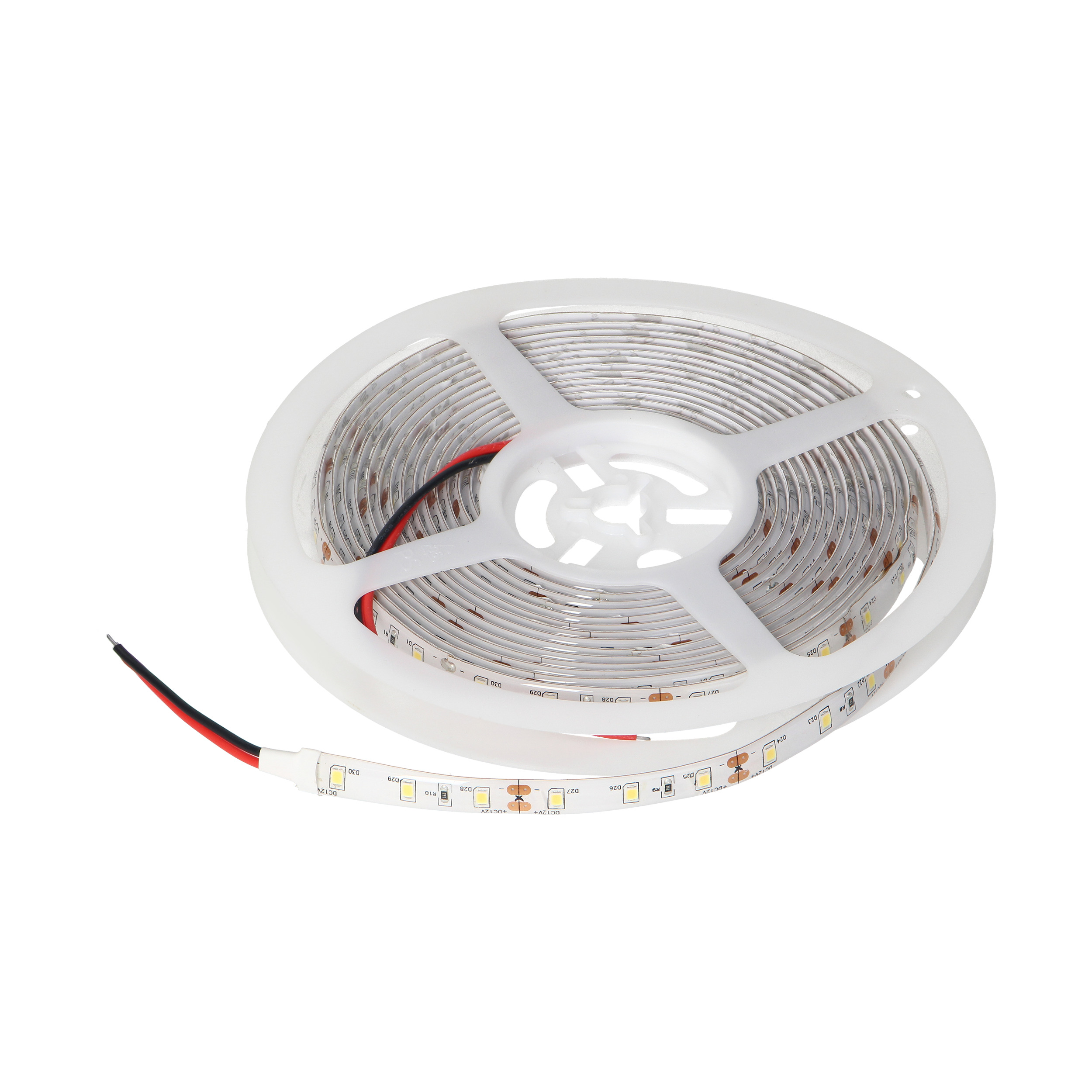 Taśma LED 12V DC, 2835smd, 120led/m, 9.6W/m, IP65, 3500K, rolka 5m