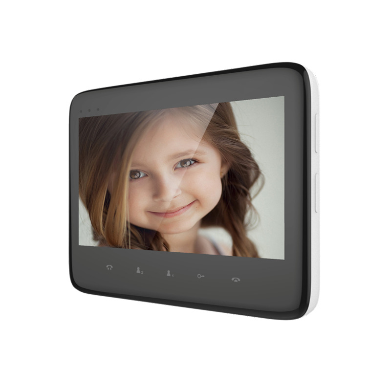 Wideo monitor bezsłuchawkowy, kolorowy, LCD 7", do zestawu DICO, czarny