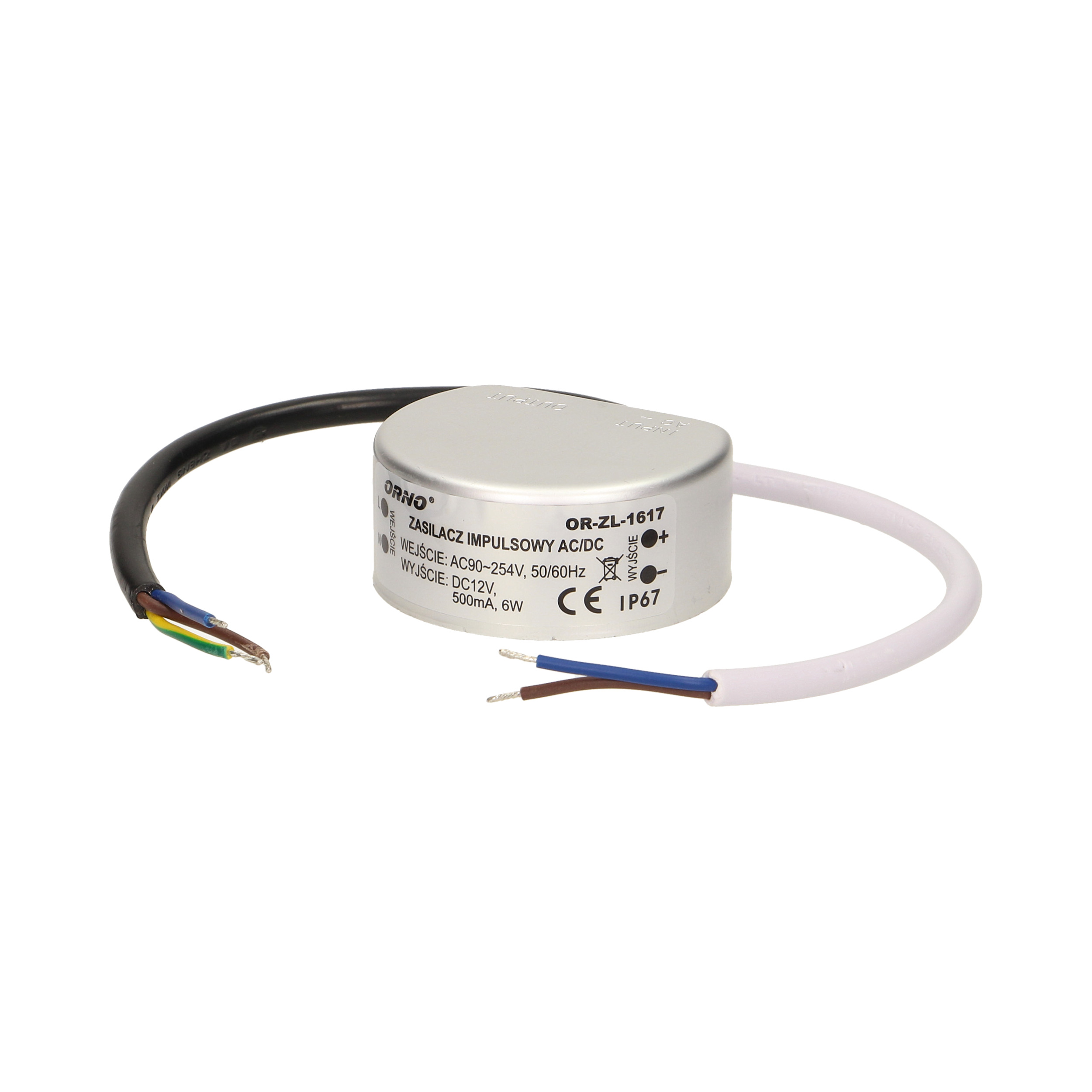 Zasilacz do LED do puszki 12VDC 5W, IP67