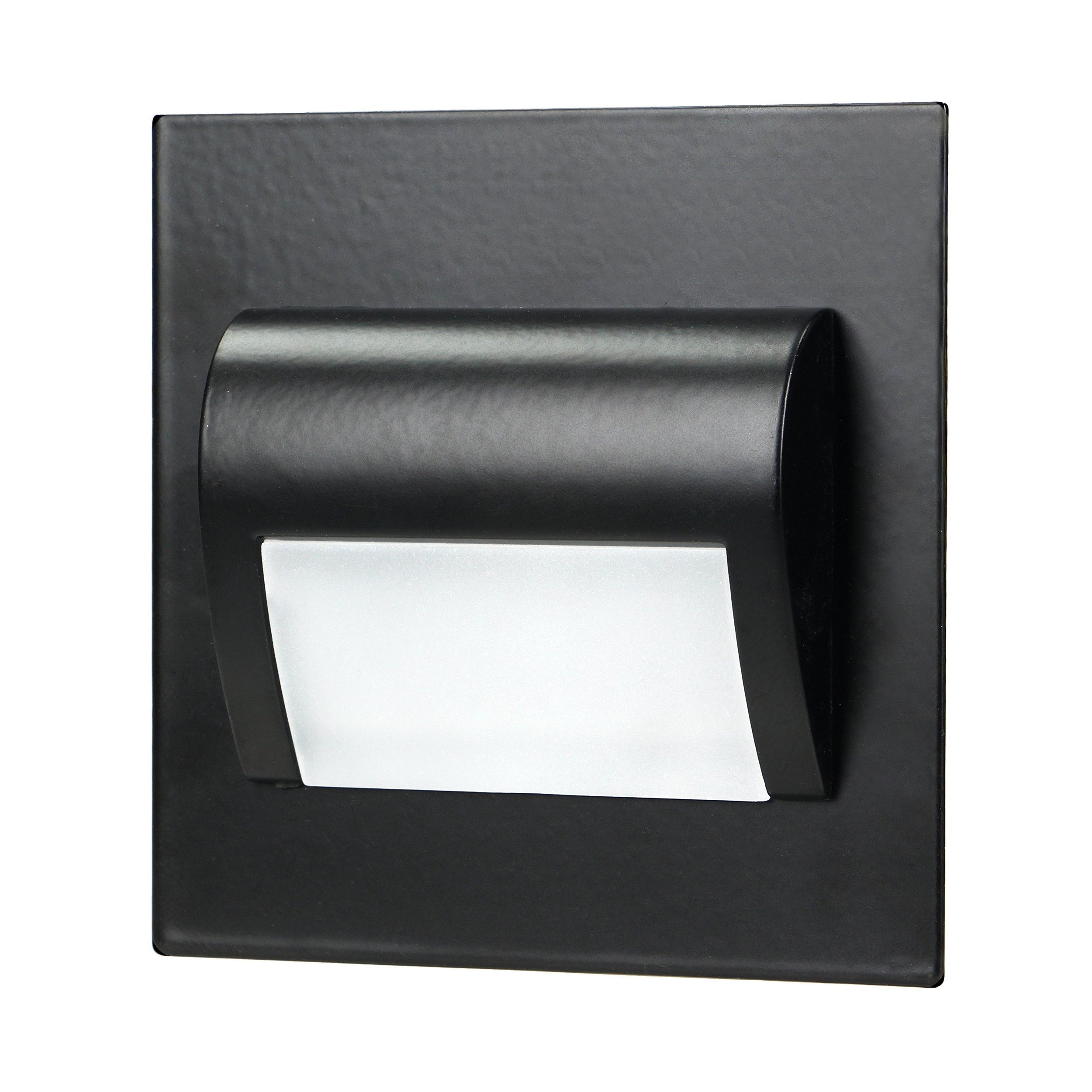 DRACO LED NEW 1,5W, oprawa schodowa podtynkowa, 12VDC, 30lm, 6000K, czarny, innowacyjny sposób montażu
