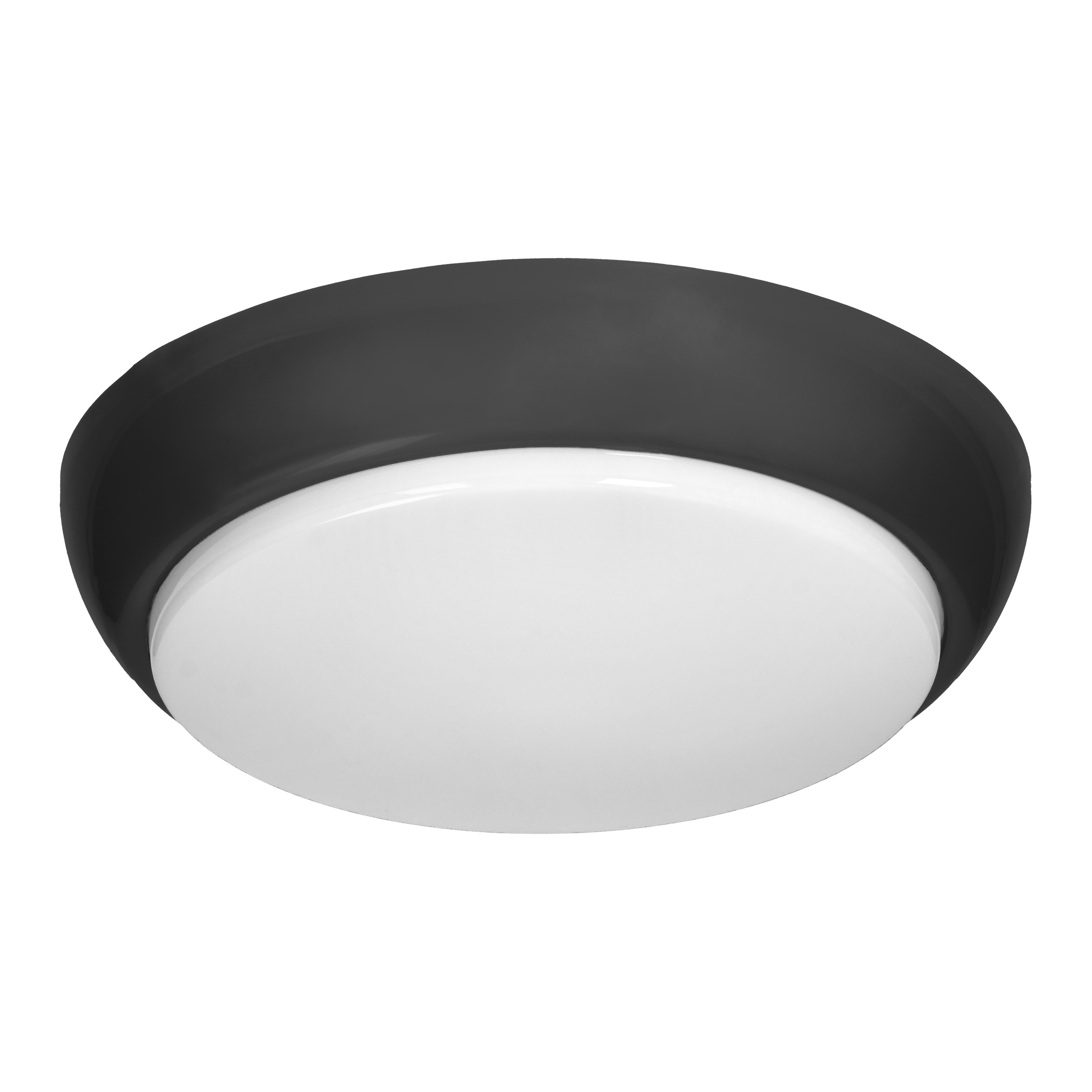 KOKO oprawa 2xE27 z mikrofalowym czujnikiem ruchu, 2x40W, czarna-polipropylen, klosz matowy-poliwęglan, I...
