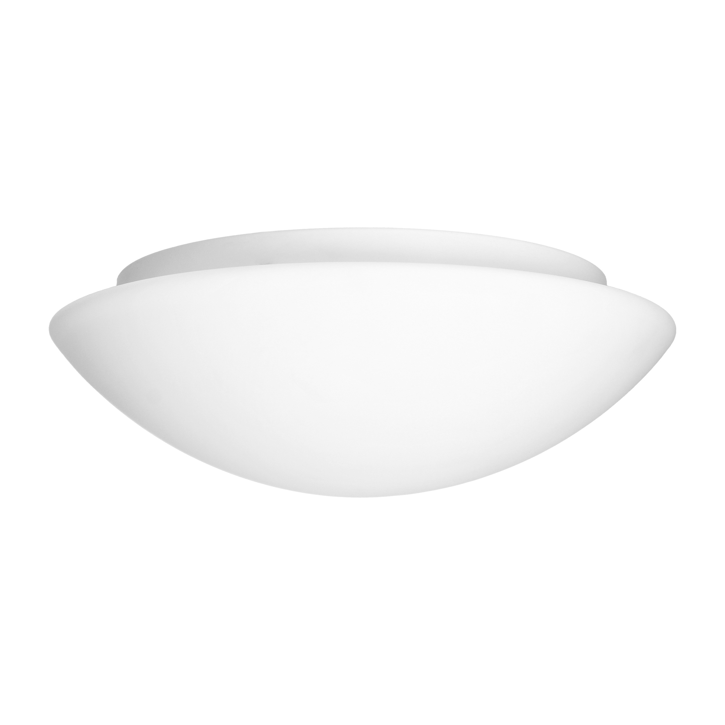 LUBA oprawa LED, 24W, 3000K, 2200lm, biała-stal, klosz matowy-szkło, IP44