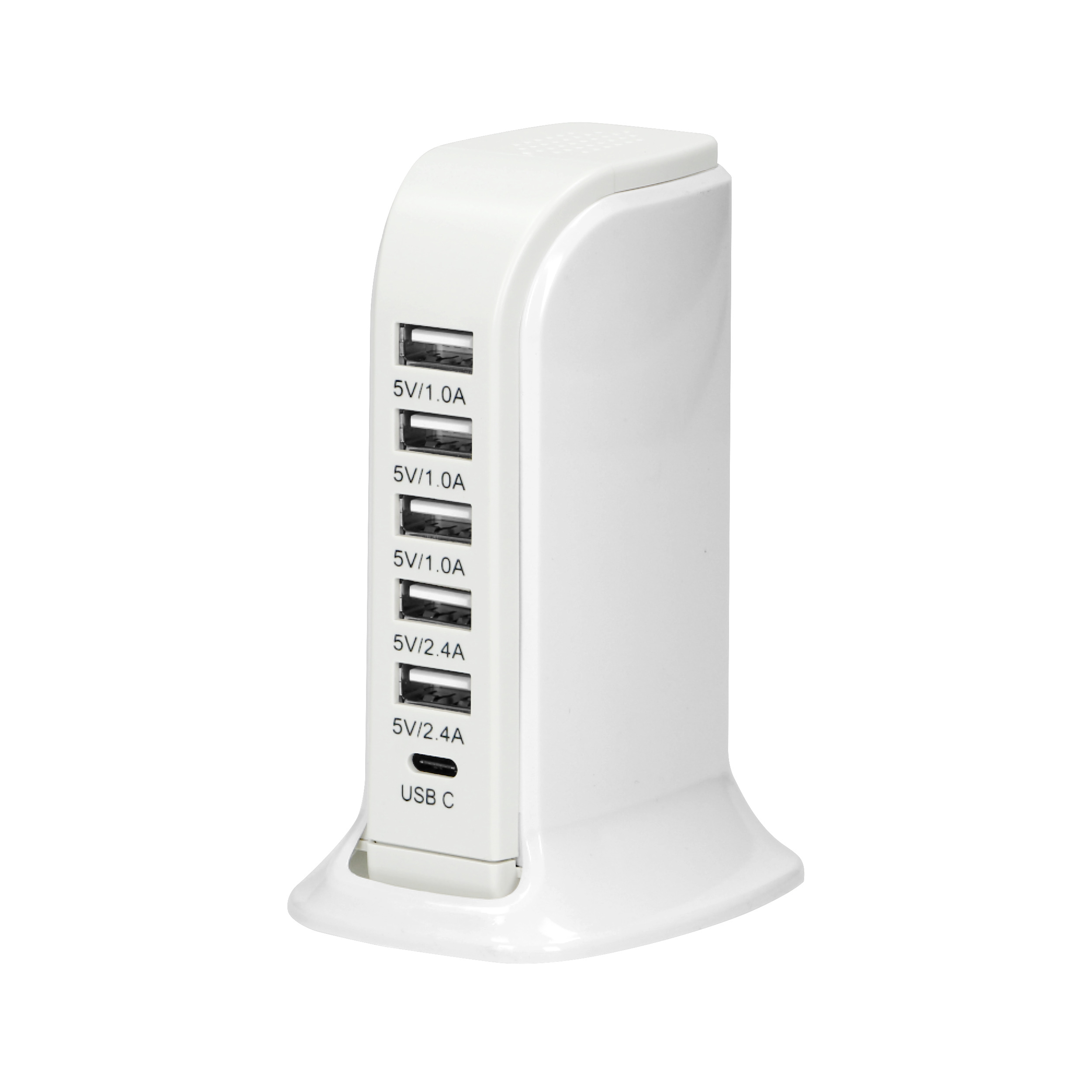Stacja ładująca 5 x USB A, 1 x USB C;5V DC / 6A