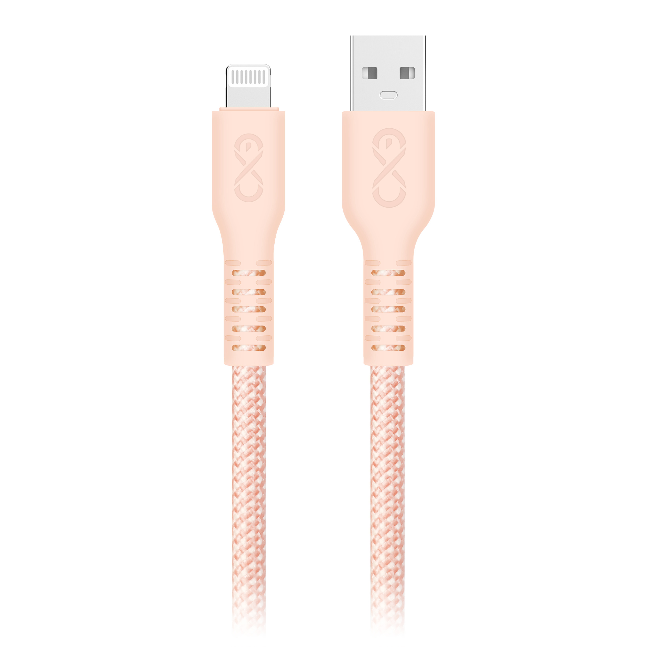 Kabel USB-A - Lightning eXc IMMORTAL, 2m, 12W, szybkie ładowanie, kolor mix