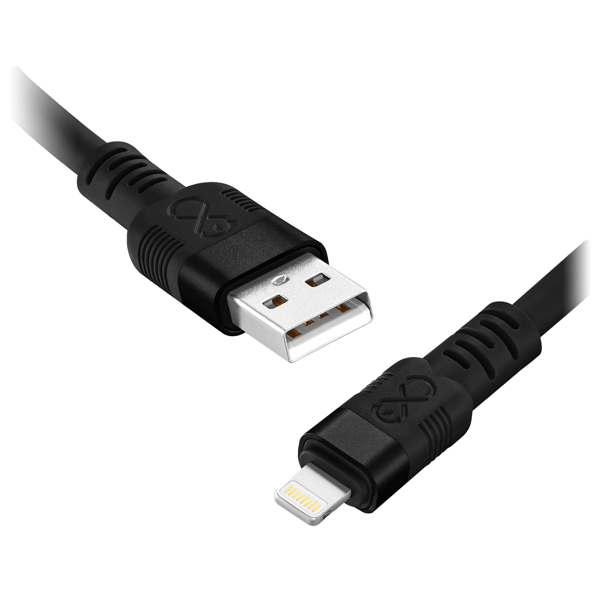 Kabel USB-A - Lightning eXc WHIPPY Pro, 0.9M, 12W, szybkie ładowanie, kolor mix ciemny