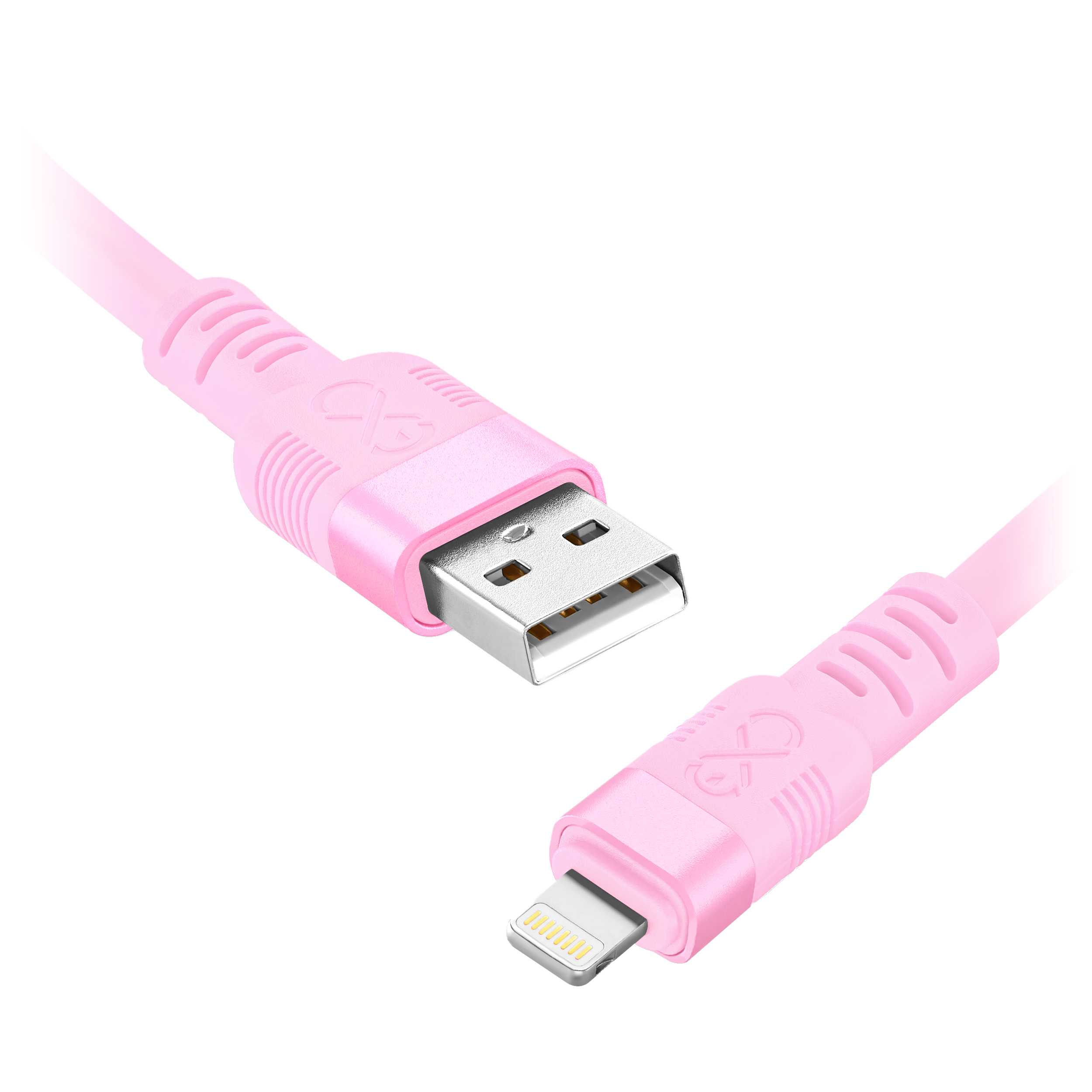 Kabel USB A Lightning kolor mix róż