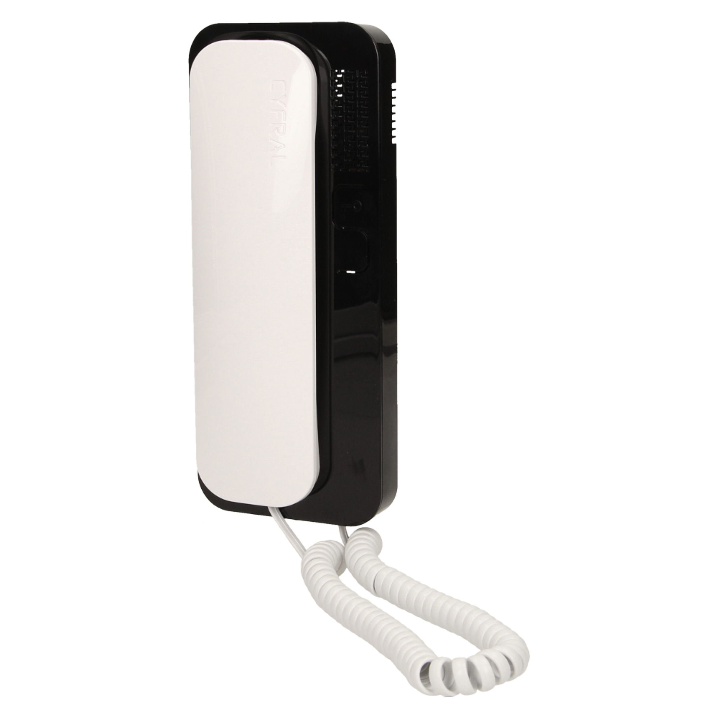 Unifon wielolokatorski do instalacji 2-żyłowych SMART, CYFRAL, biało-czarny