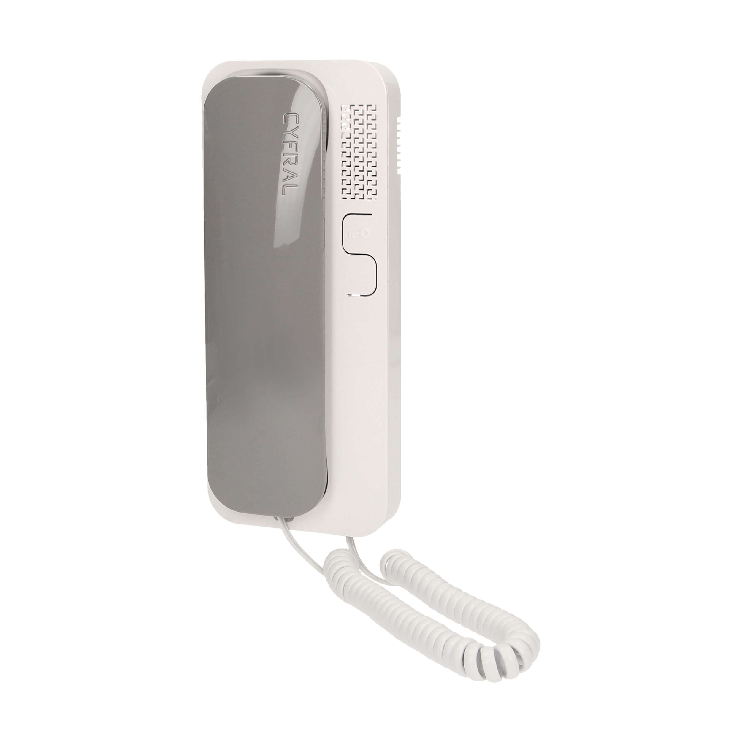 Unifon wielolokatorski do instalacji cyfrowych SMART D, CYFRAL, szaro-biały