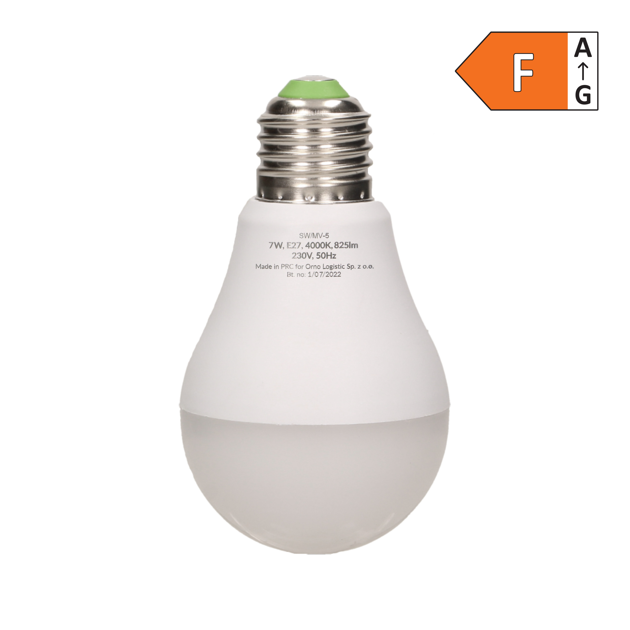 THAR LED NEW 7W A60, żarówka z mikrofalowym czujnikiem ruchu, 600lm, 4000K, E27
